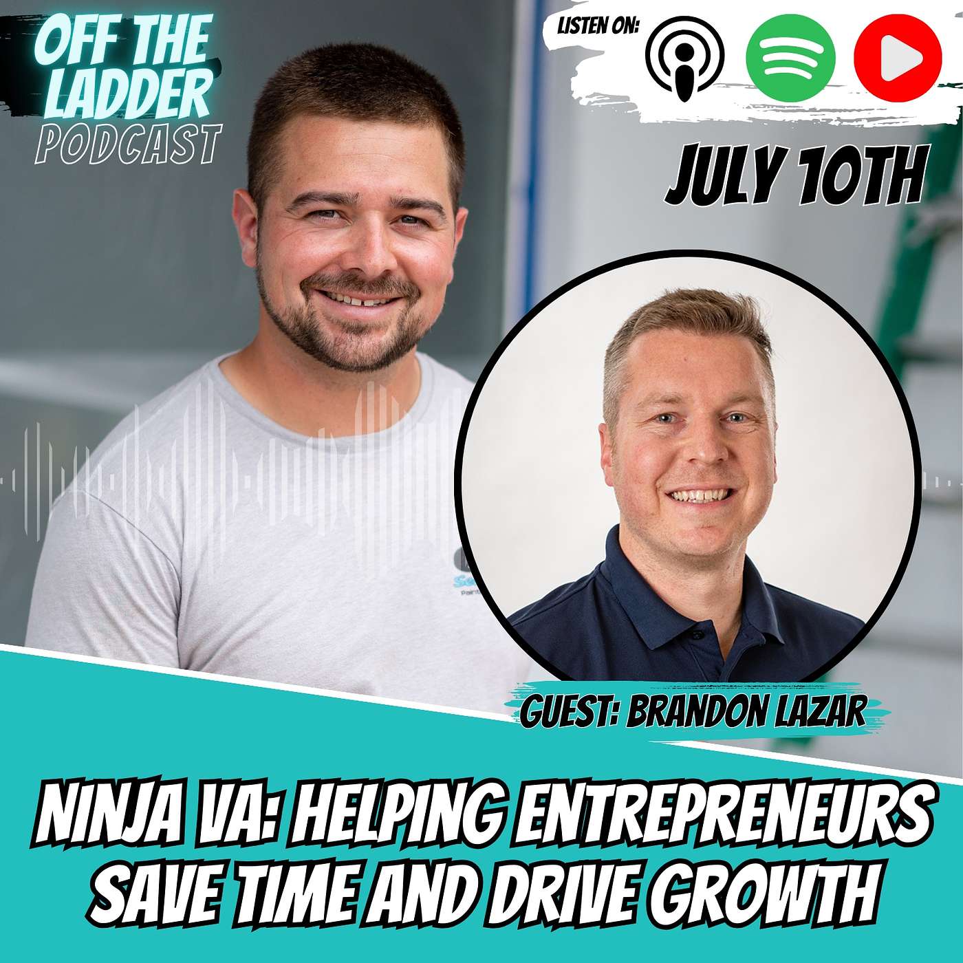 Off the Ladder - Brandon Lazar - NinjaVA: Helping Entrepreneurs Save Time and Drive Growth