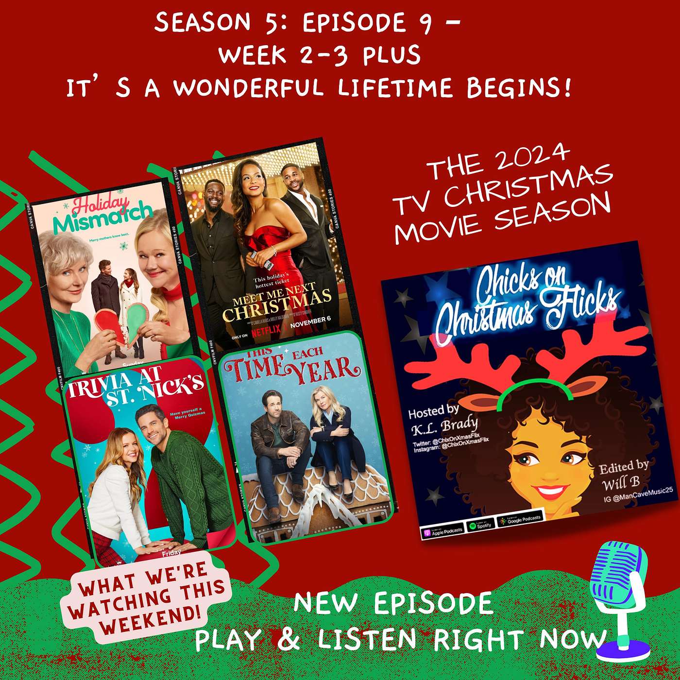 Season 5 Episode 9:  Meet Me at St. Nicks This Time Each Year PLUS It's a Wonderful Lifetime THIS WEEK!