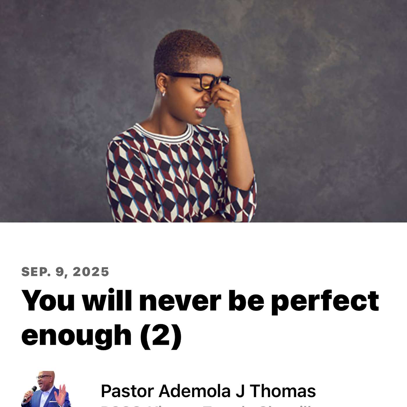 Victory Temple Chantilly\'s Podcast