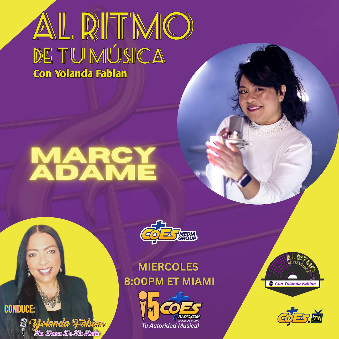 Marcy Adame en Al Ritmo de tu Música con Yolanda Fabian episode artwork
