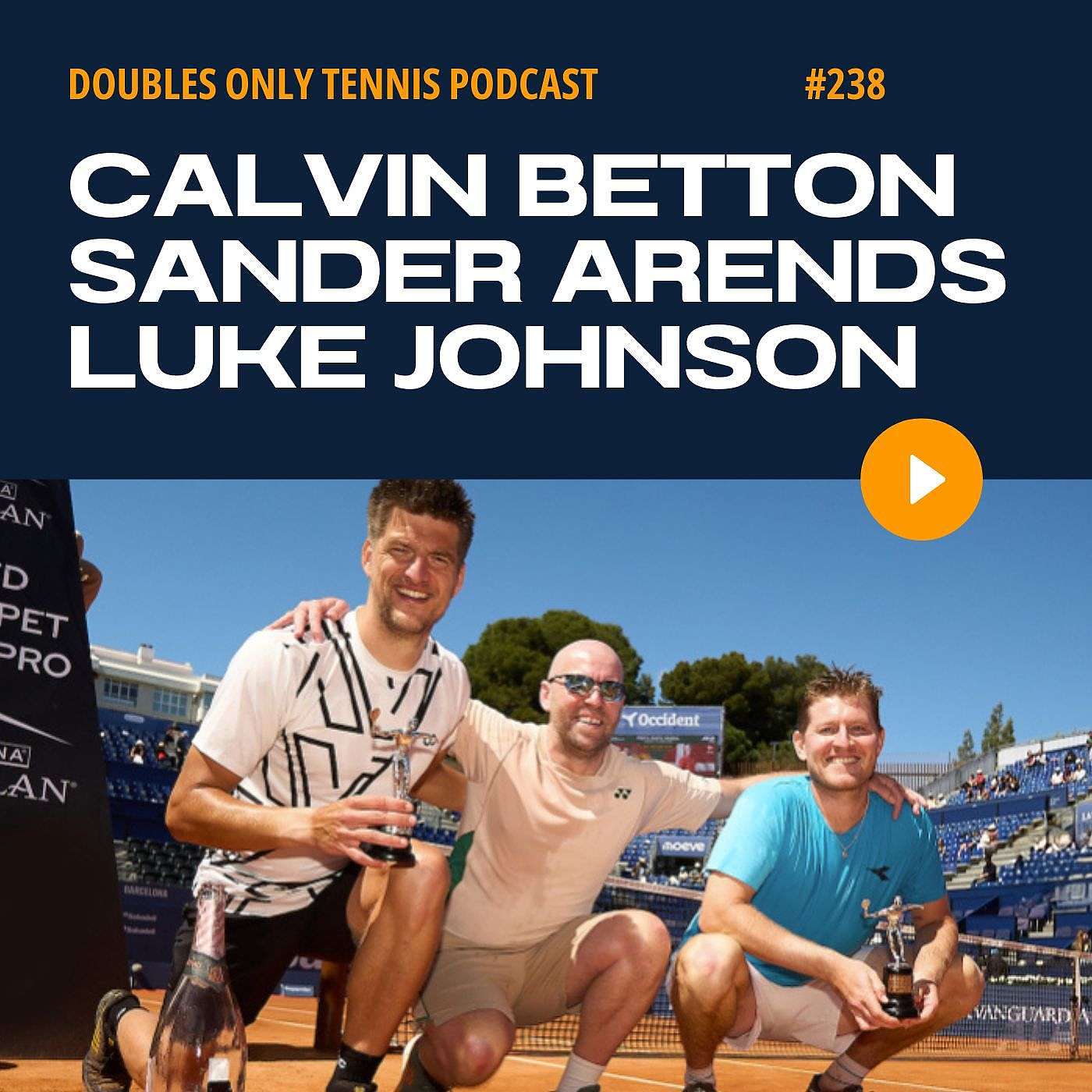 Preparing for the French Open Quarterfinal with Coach Calvin Betton, Sander Arends, & Luke Johnson