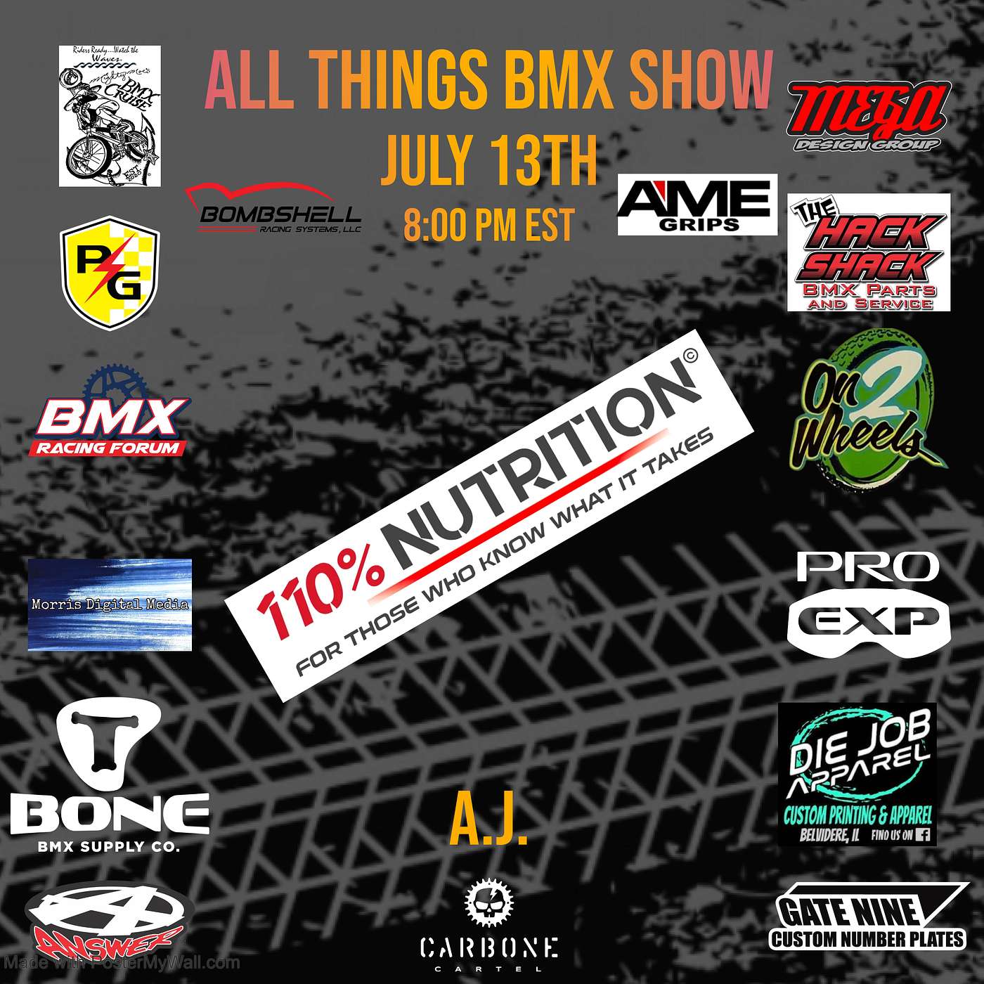 All Things BMX Show With A.J. & Jim From 110% Nutrition