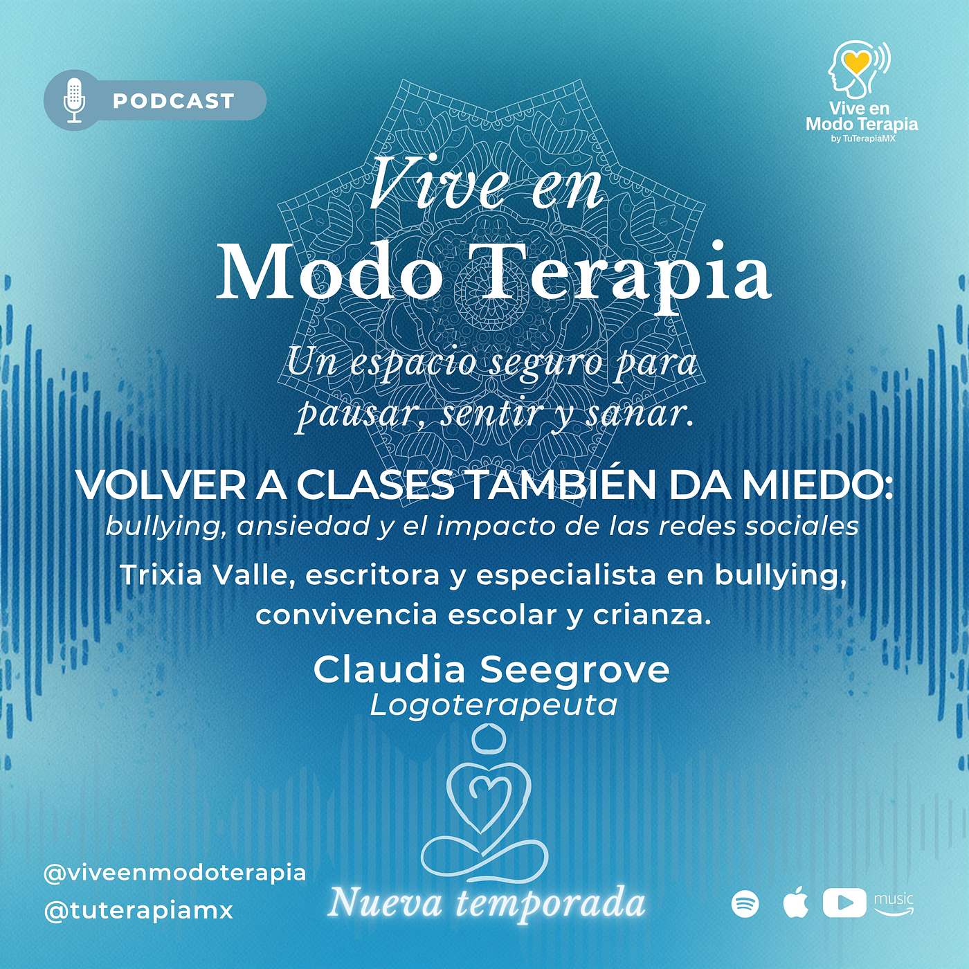Volver a clases también da miedo: bullying, ansiedad y el impacto de las redes sociales con Trixia Valle, escritora y especialista en bullying, convivencia escolar y crianza.