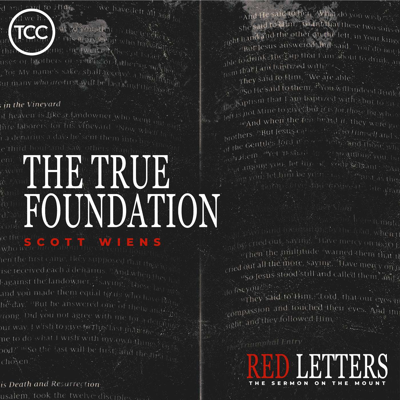 Red Letters - The True Foundation