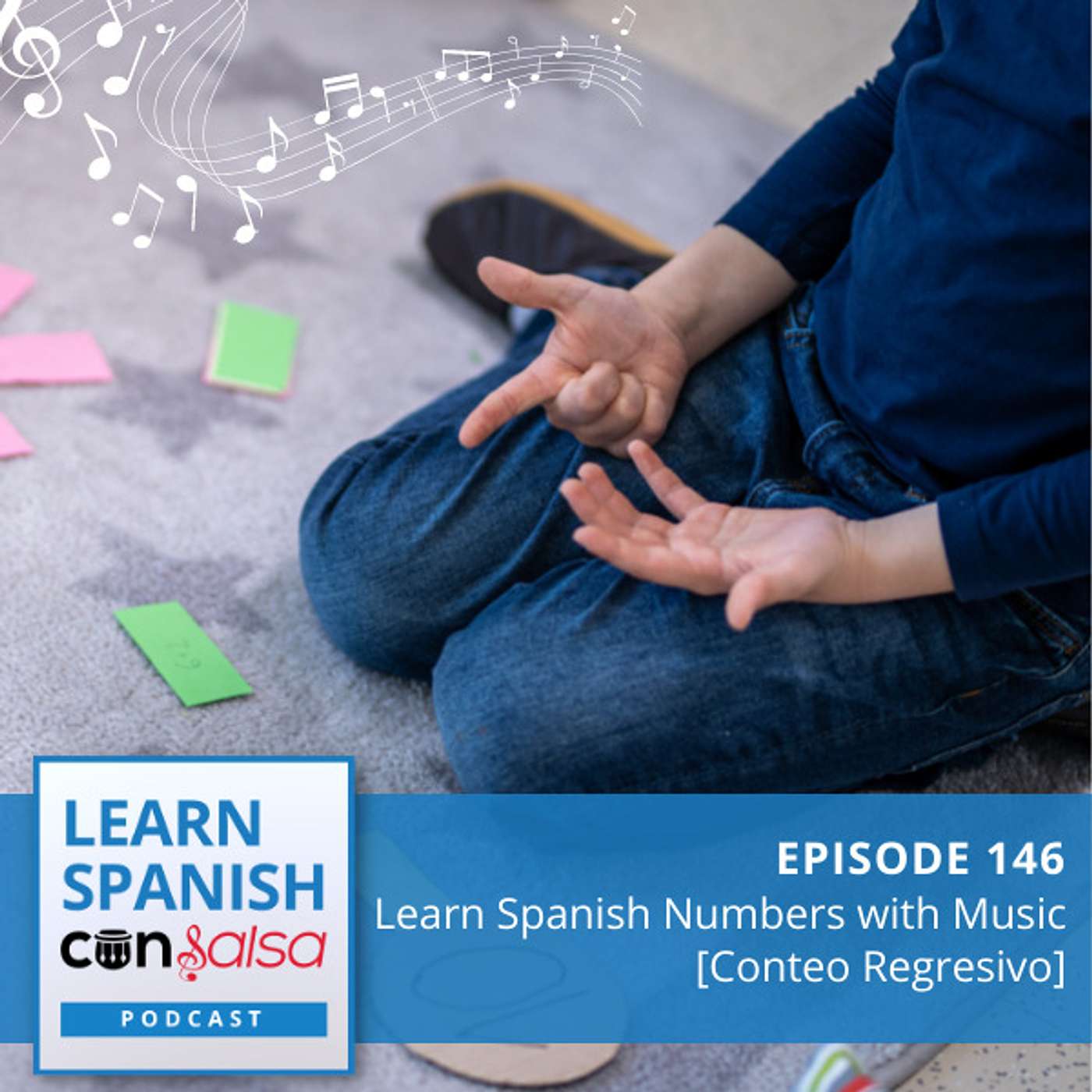 Learn Spanish Numbers with Music [Conteo Regresivo] ♫ 146 episode artwork