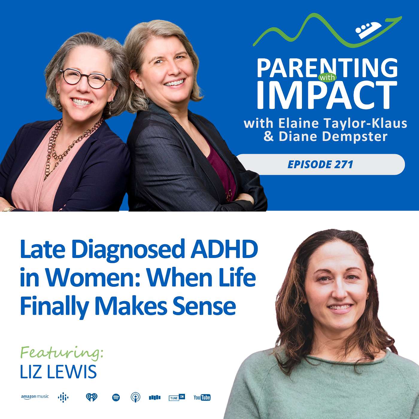 EP271: Late Diagnosed ADHD in Women: When Life Finally Makes Sense with Liz Lewis episode artwork