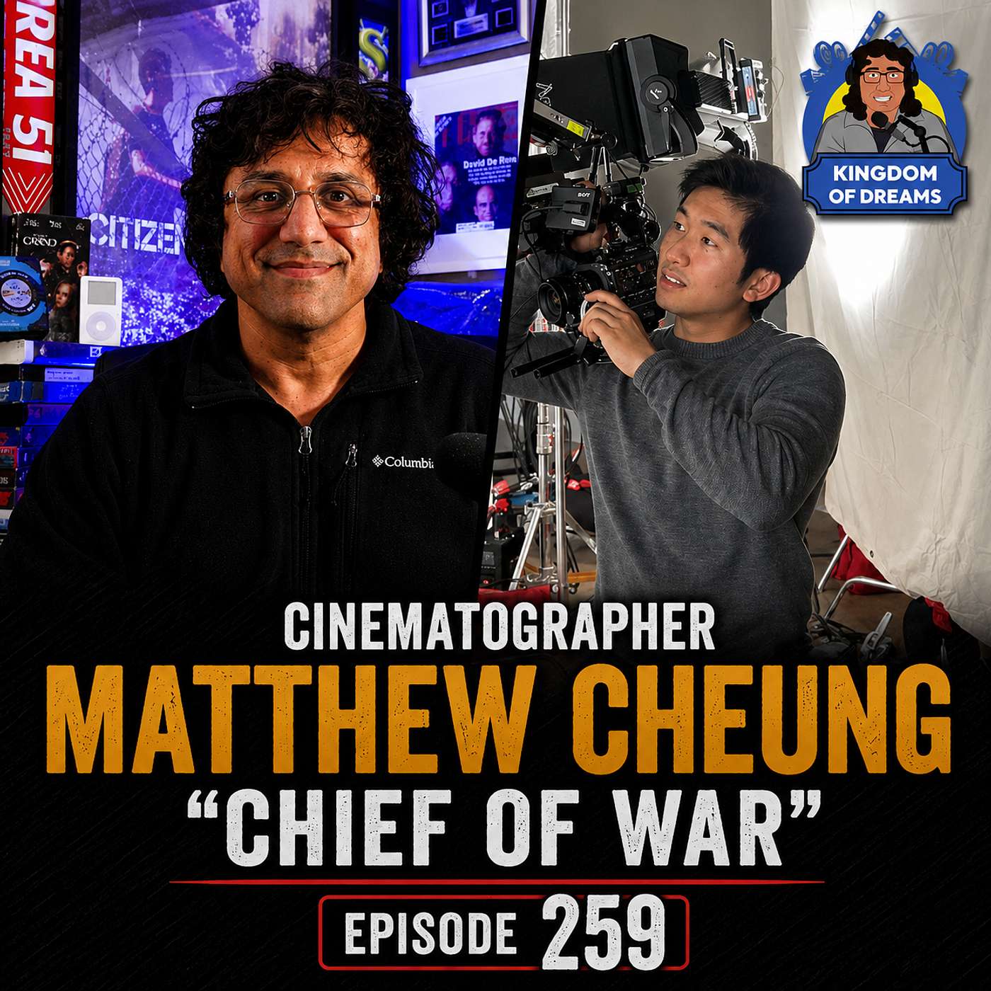 EP 259 - Lighting 'Chief of War' Apple TV+- Series - DP Matthew Cheung episode artwork