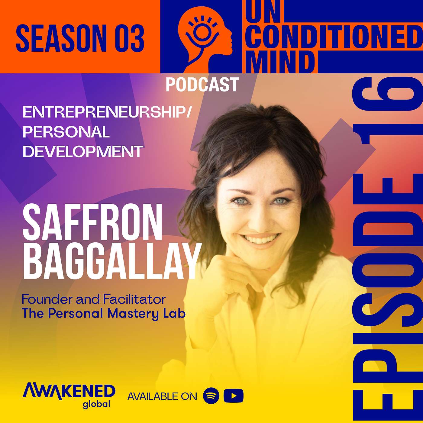 Entrepreneurship, Personal Growth and  Development by Saffron Baggallay Episode 16 episode artwork