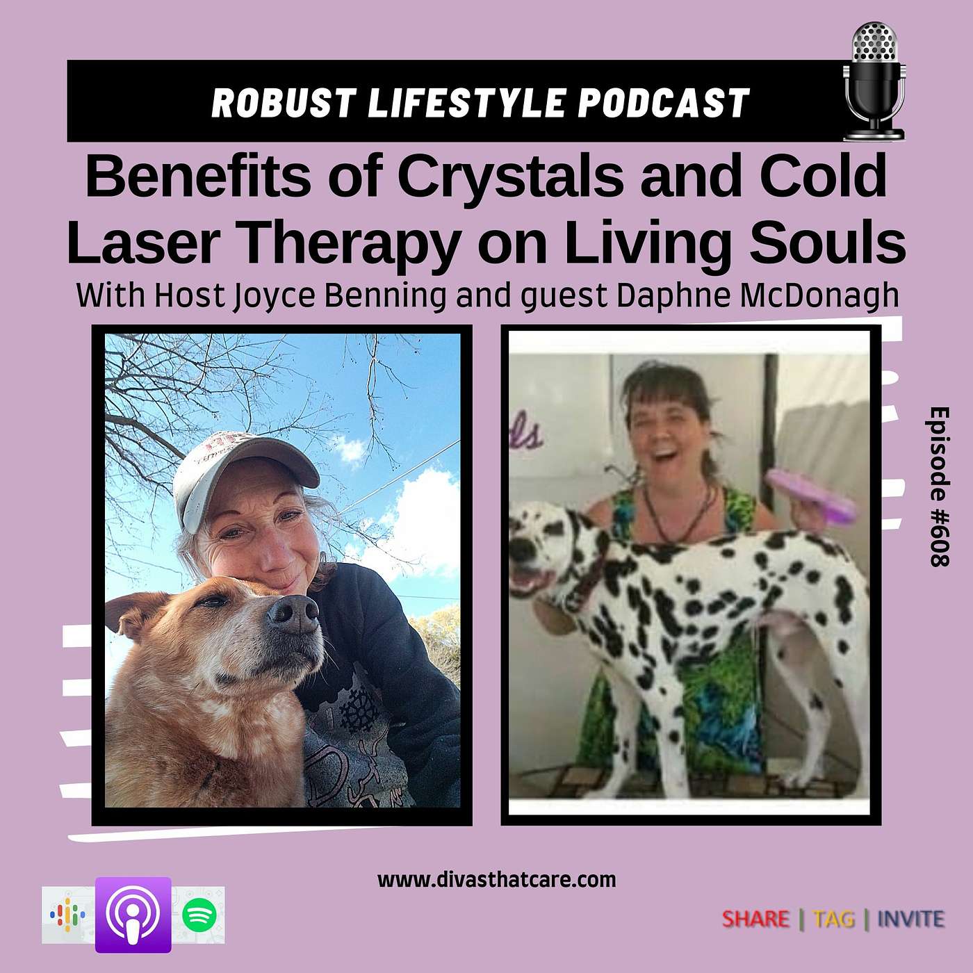 Benefits of Crystals and Cold Laser Therapy on Living Souls episode artwork