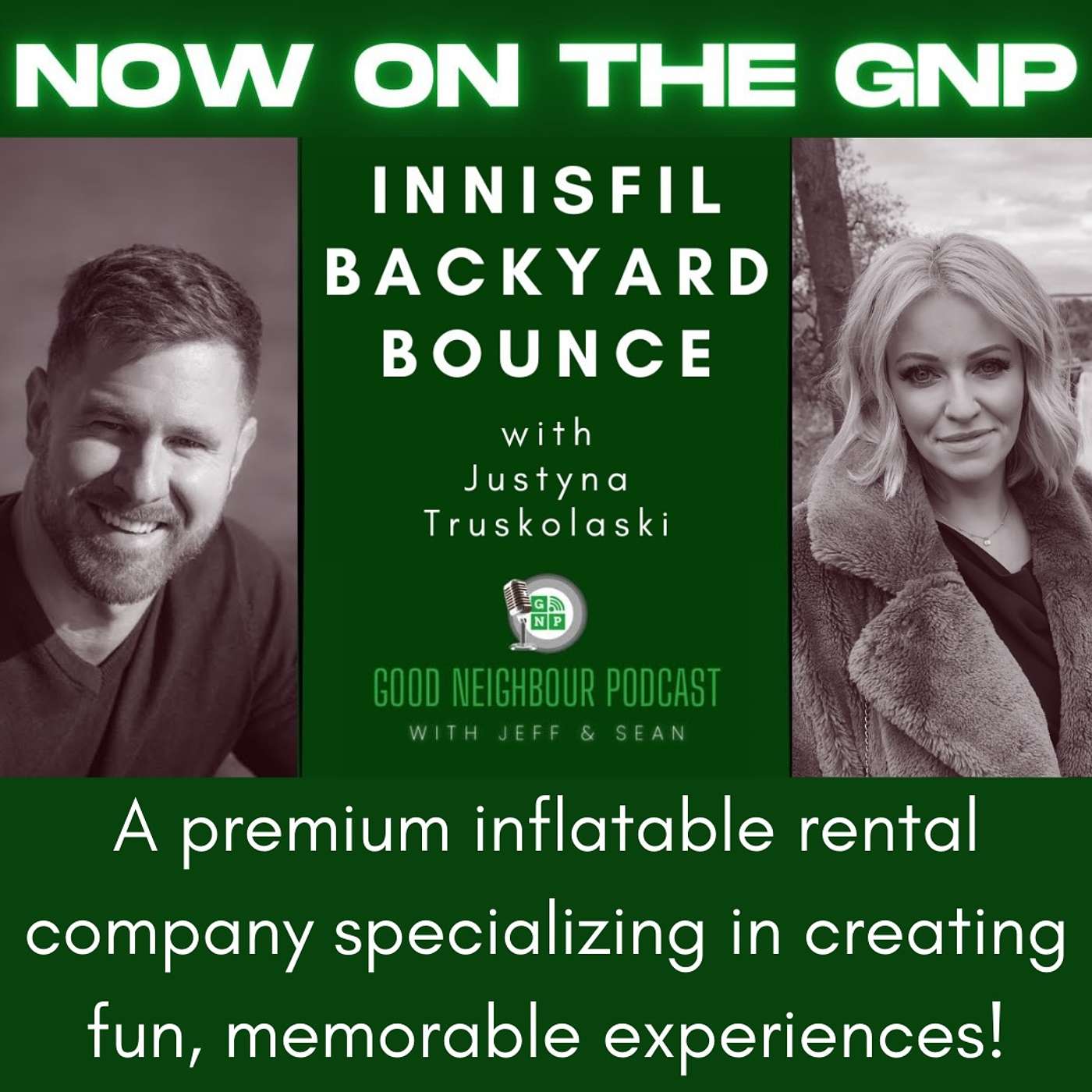 Justyna Truskolaski of Innisfil Backyard Bounce episode artwork