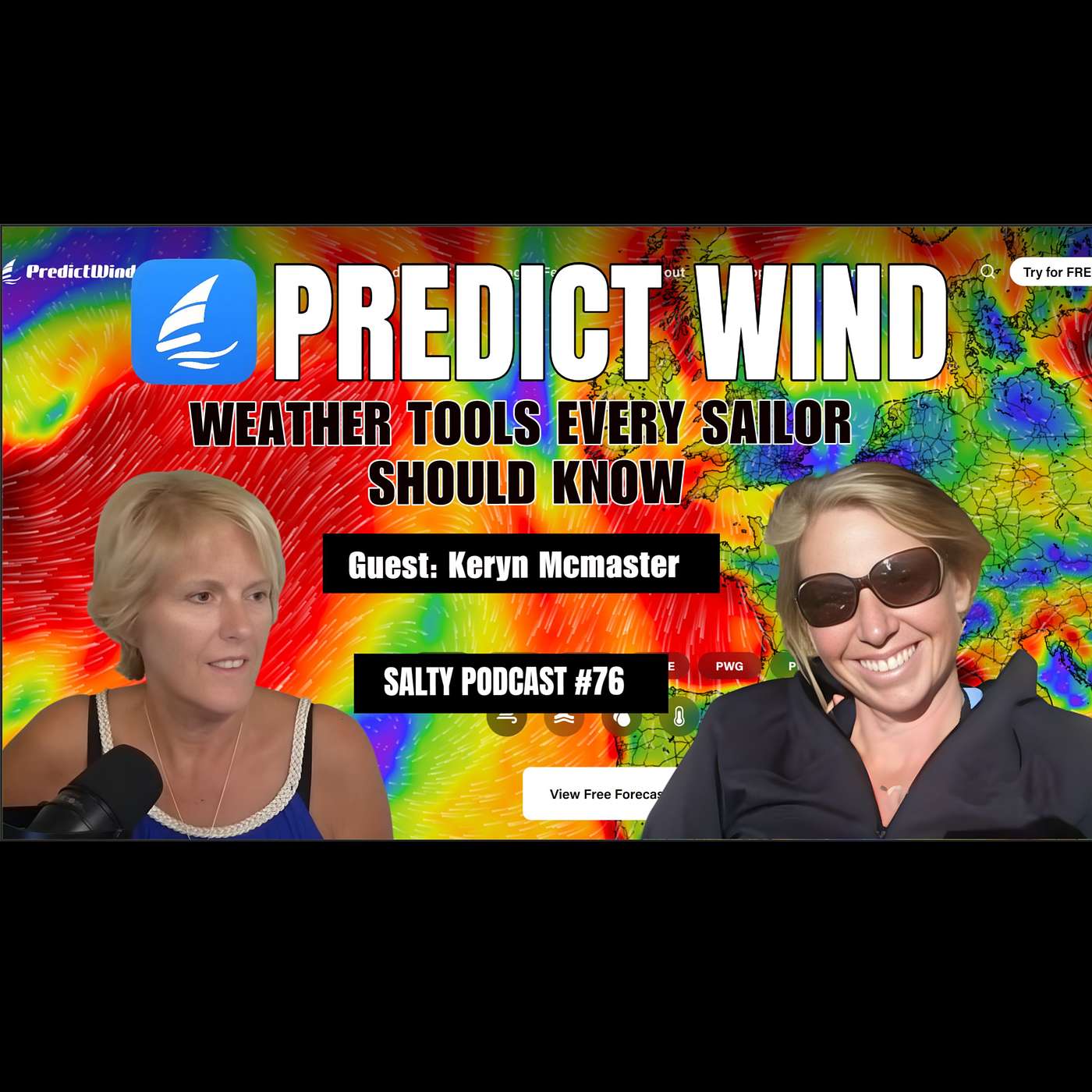 Salty Podcast #76 ⛵ PredictWind: Weather Tools Every Sailor Should Know