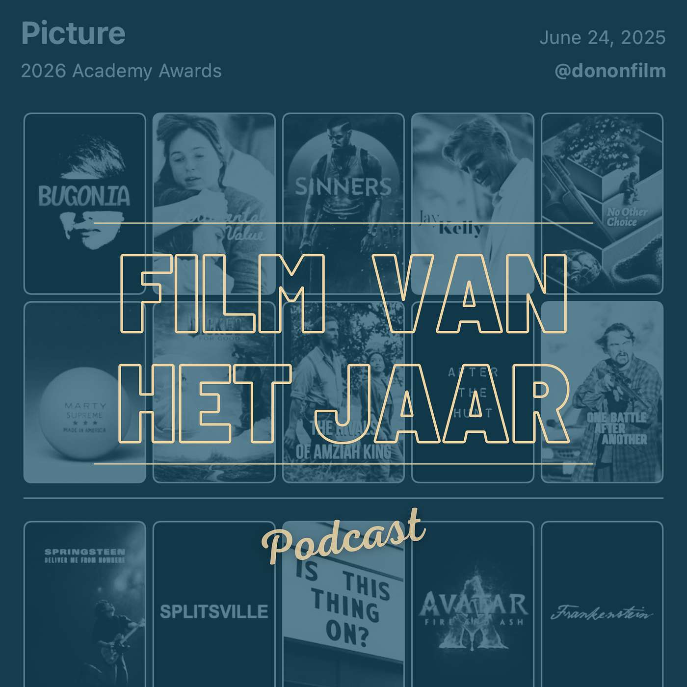 FILM VAN HET JAAR tot nu toe + update best picture voorspelling '26 episode artwork