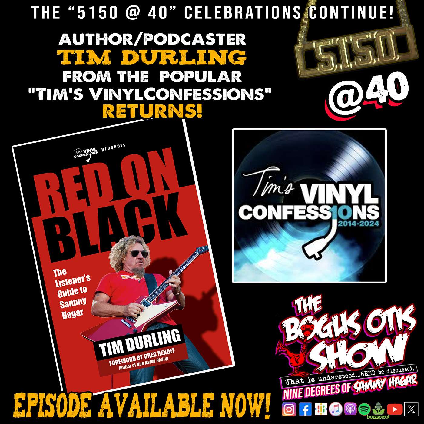 S7 Episode 006: 8-Tracks, Holy Grails, and "5150" @ 40 with Tim Durling! episode artwork