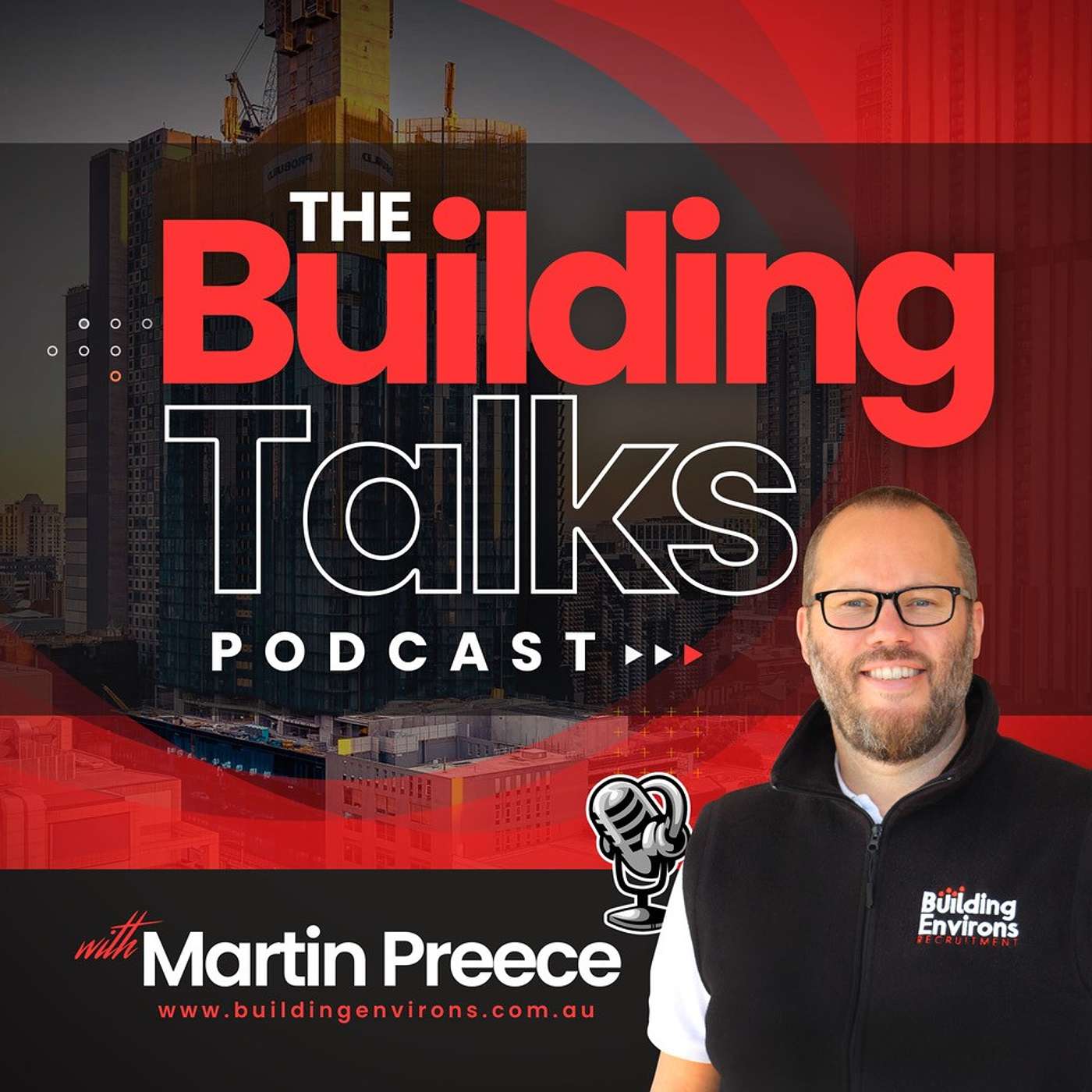 Talking with Liam Casey, about building a career in construction after arriving with 'no local experience', resilience, managing people and leading teams and much more besides - podcast episode cover