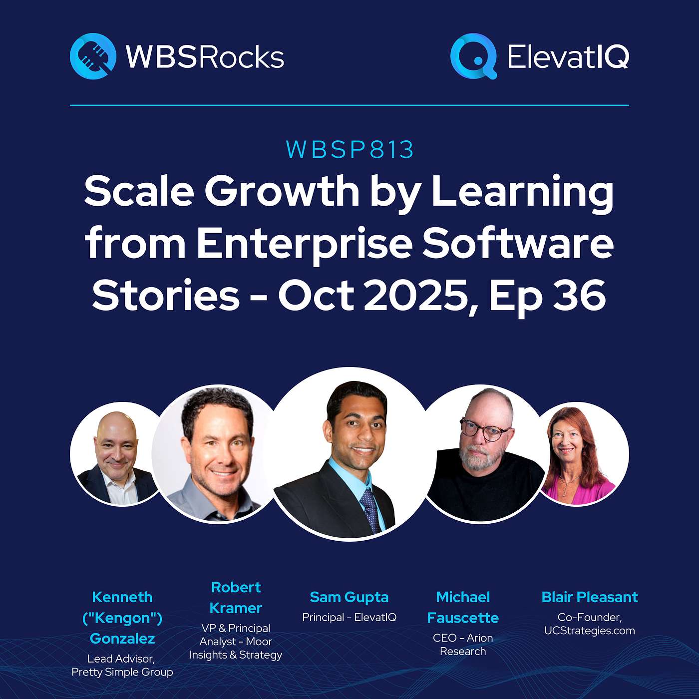 WBSP813: Scale Growth by Learning from Enterprise Software Stories - Oct 2025, Ep 36, an Objective Panel Discussion WBSP813: Scale Growth by Learning from Enterprise Software Stories - Oct 2025, Ep 36, an Objective Panel Discussion