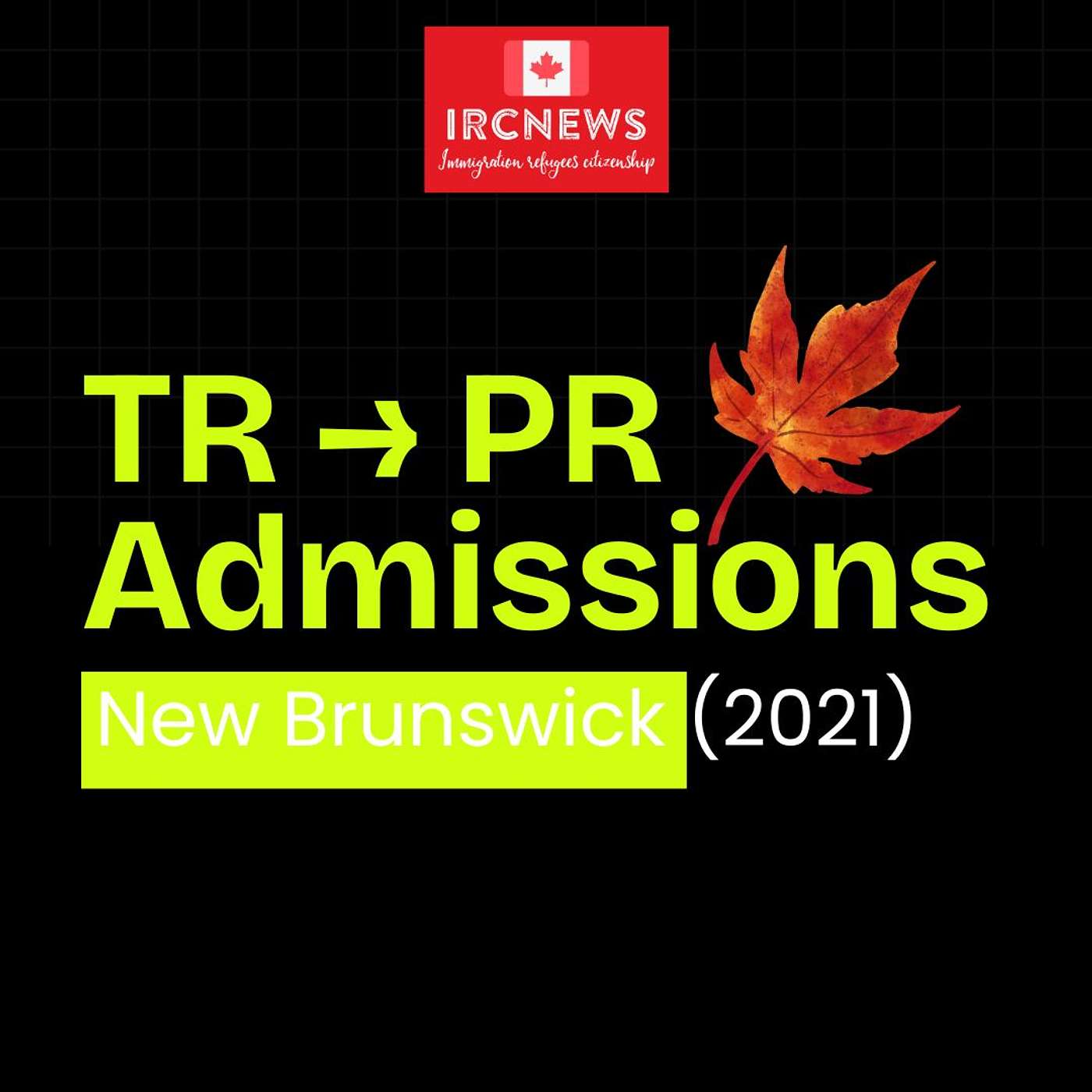 Canada Immigration TRPR Admissions in New Brunswick (2021) episode artwork