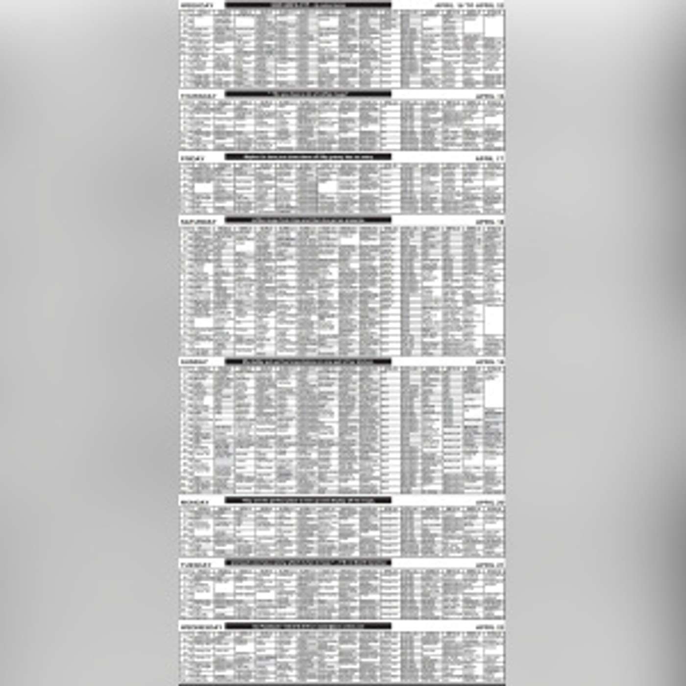 TV Listings episode artwork
