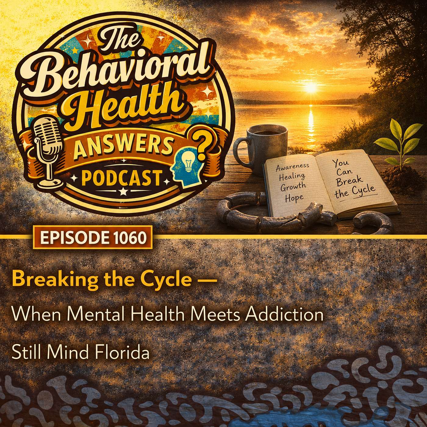 Episode 1060: Breaking the Cycle - When Mental Health Meets Addiction | Still Mind Florida episode artwork