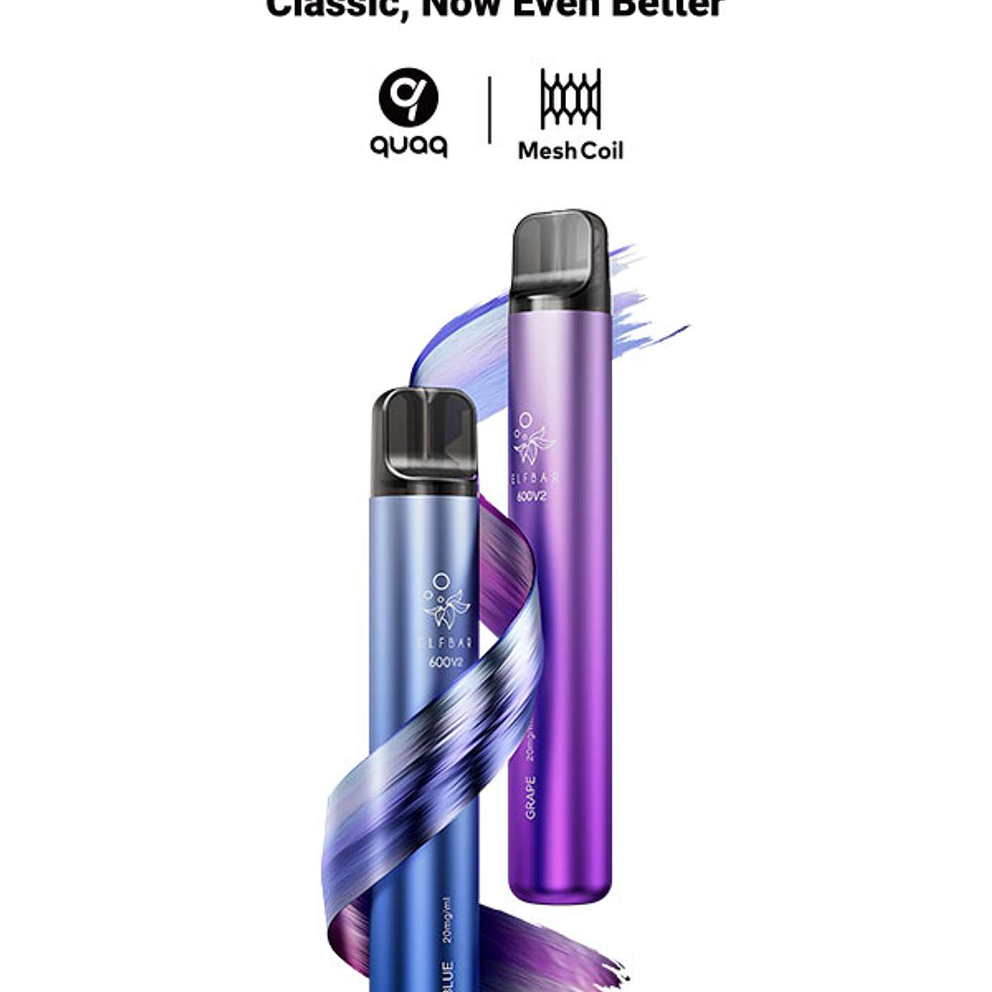 ELFBAR 600V2 comes with a leveled-up ultimate mouthfeel