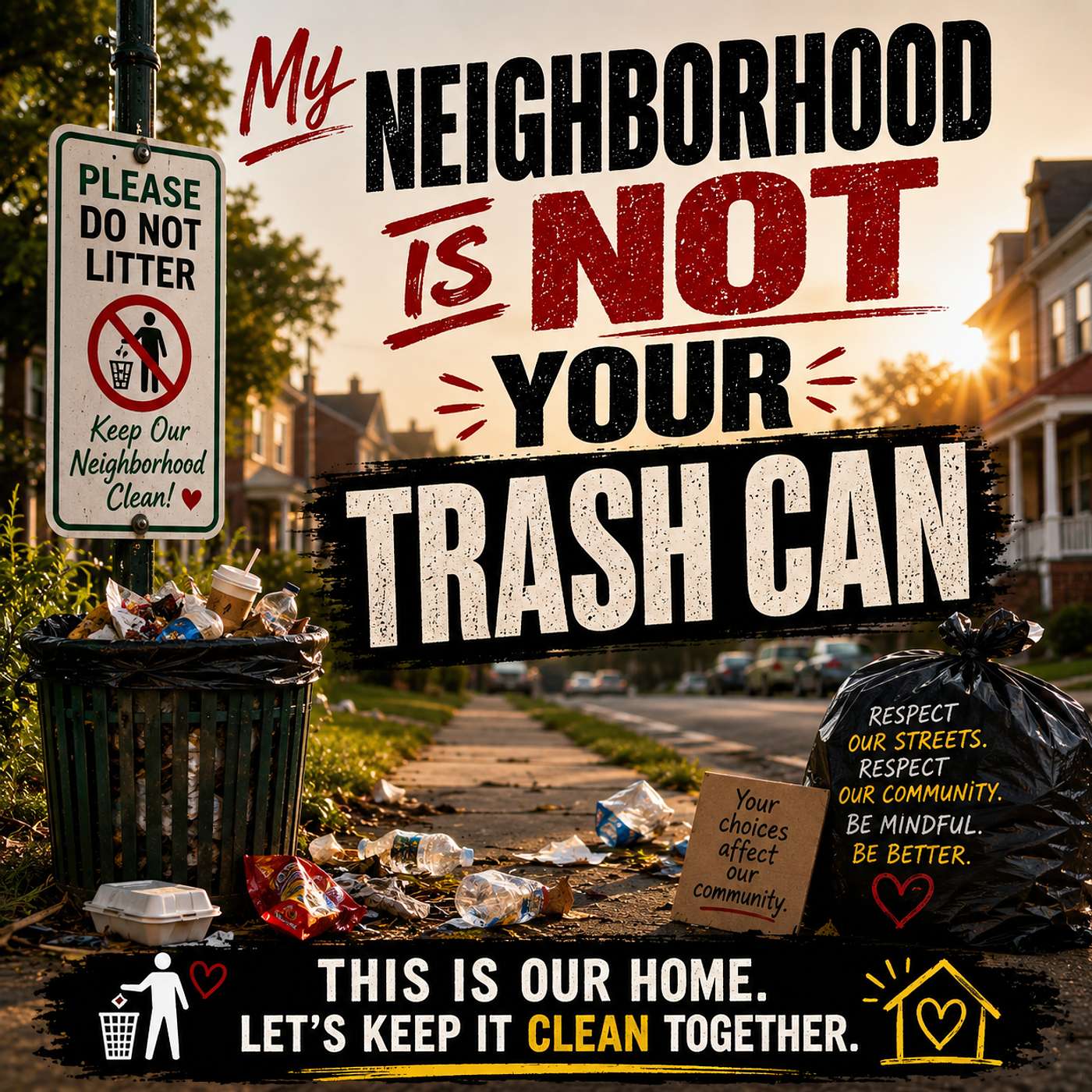 My Neighborhood Is Not Your Trash Can episode artwork