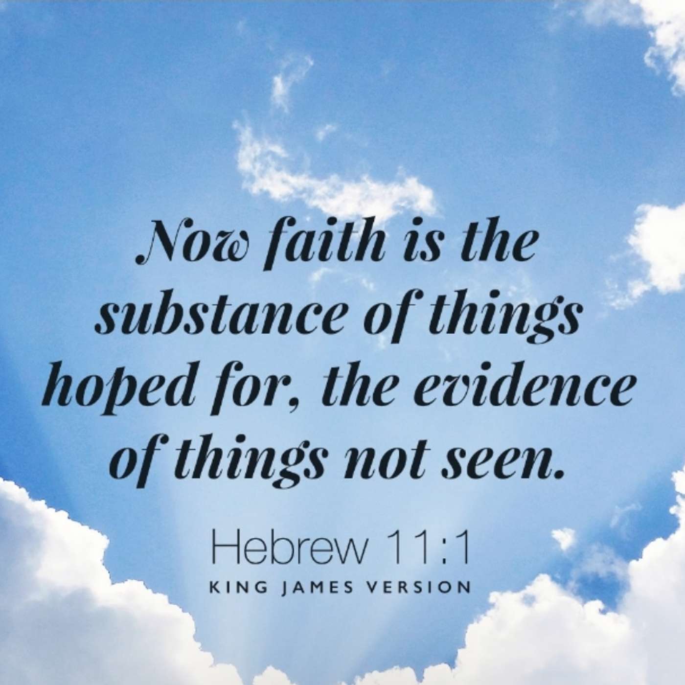 No Faith=No Substance