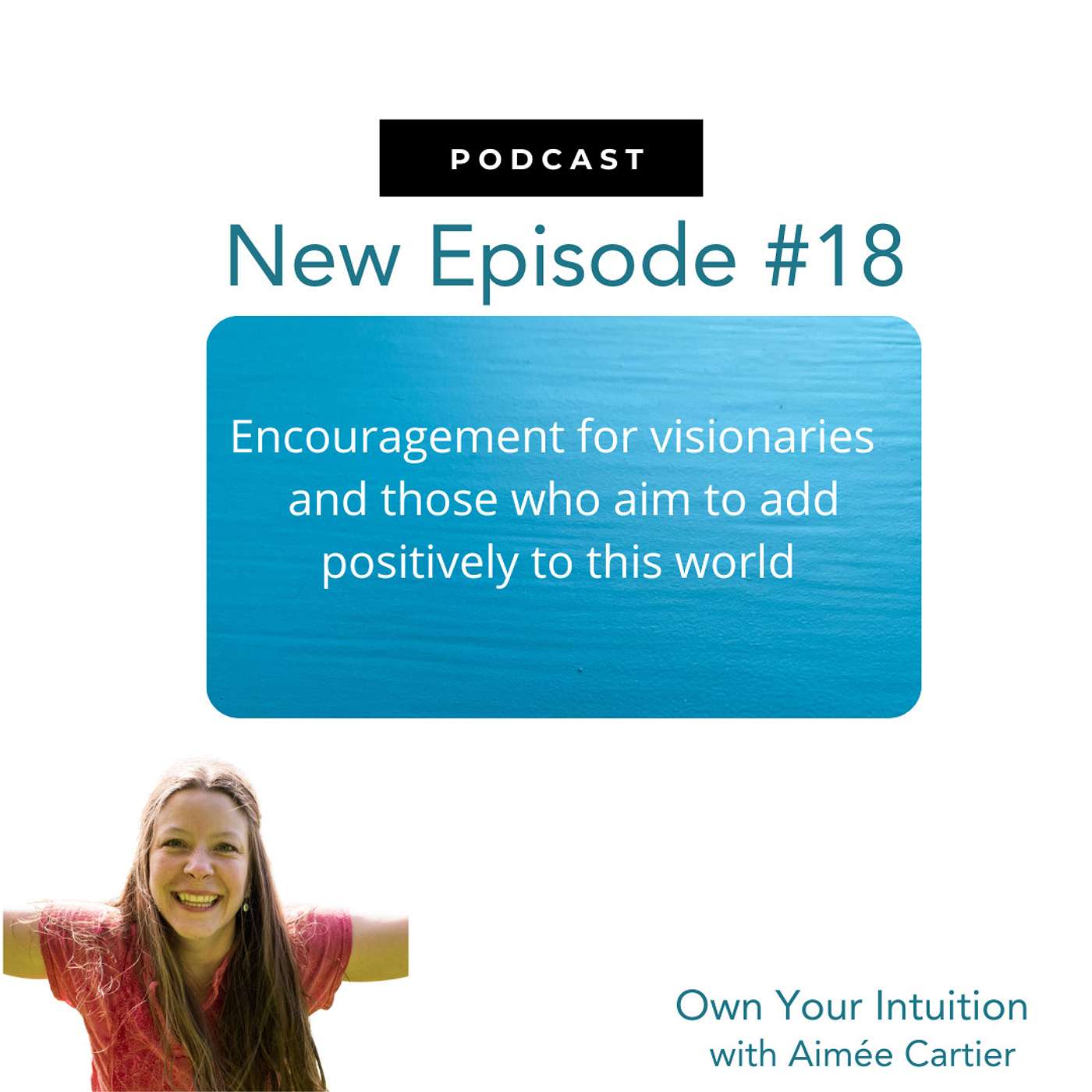 18. Encouragement for visionaries and those who aim to add positively to this world