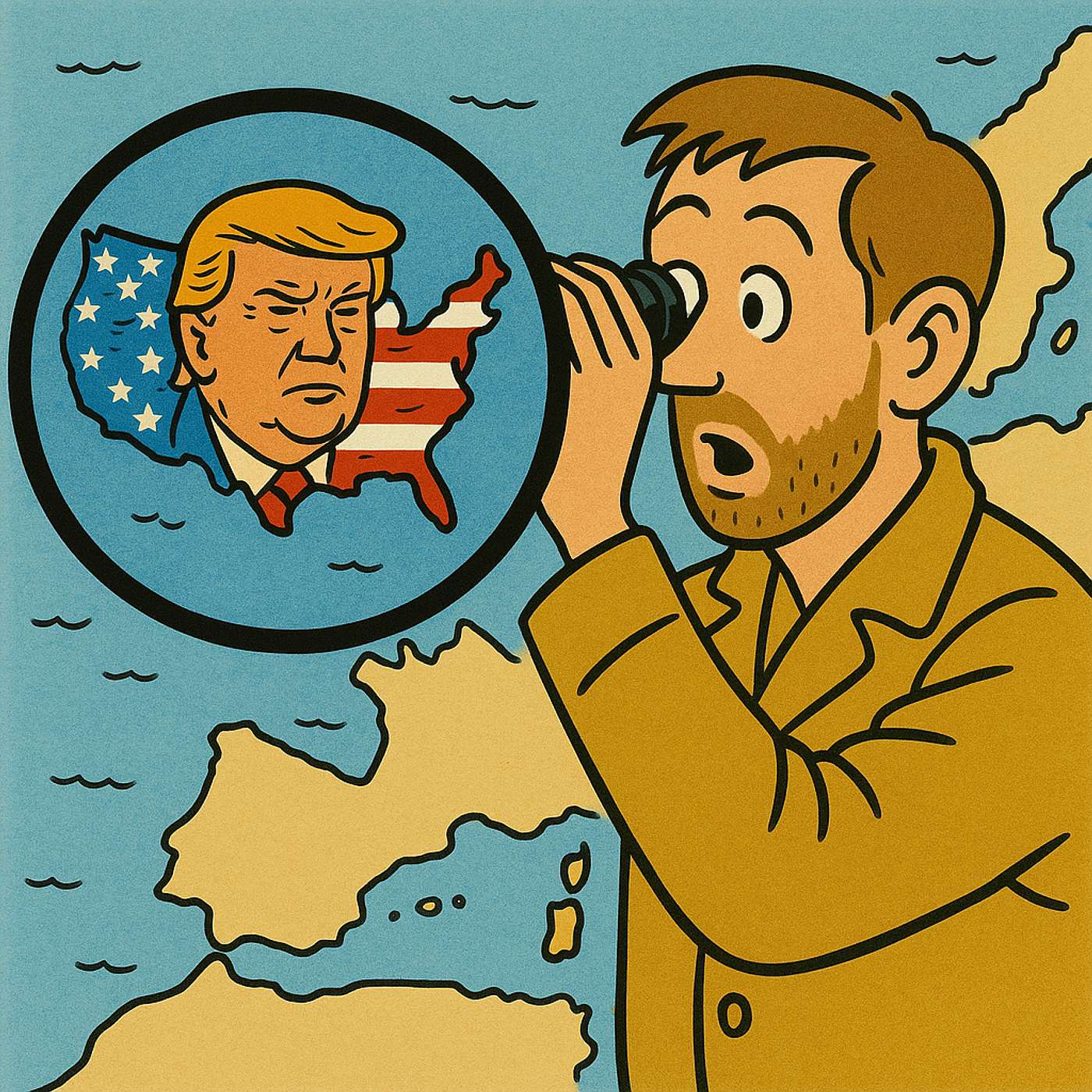 US Politics From Afar podcast artwork