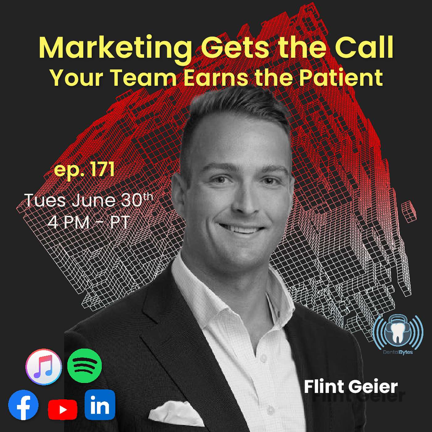 DentalBytes ep 171 - Marketing Gets the Call Your Team Earns the Patient episode artwork