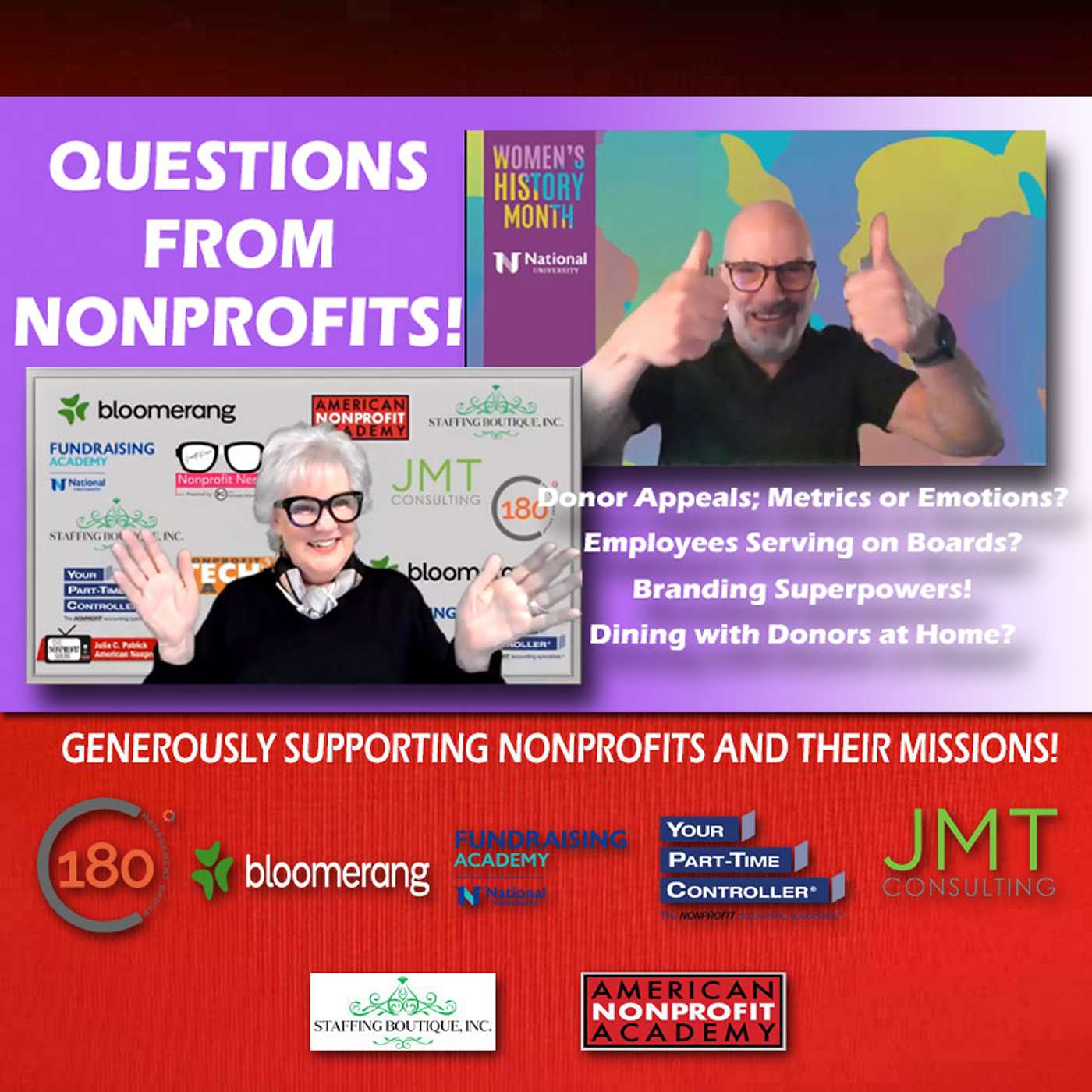 Nonprofit's Want To Know (Fundraising to Marketing answers)