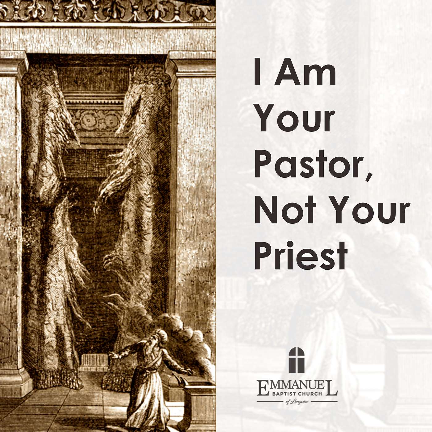 I Am Your Pastor Not Your Priest  - Sun Pm 10/4/20 - Pastor Bob Gray II episode artwork