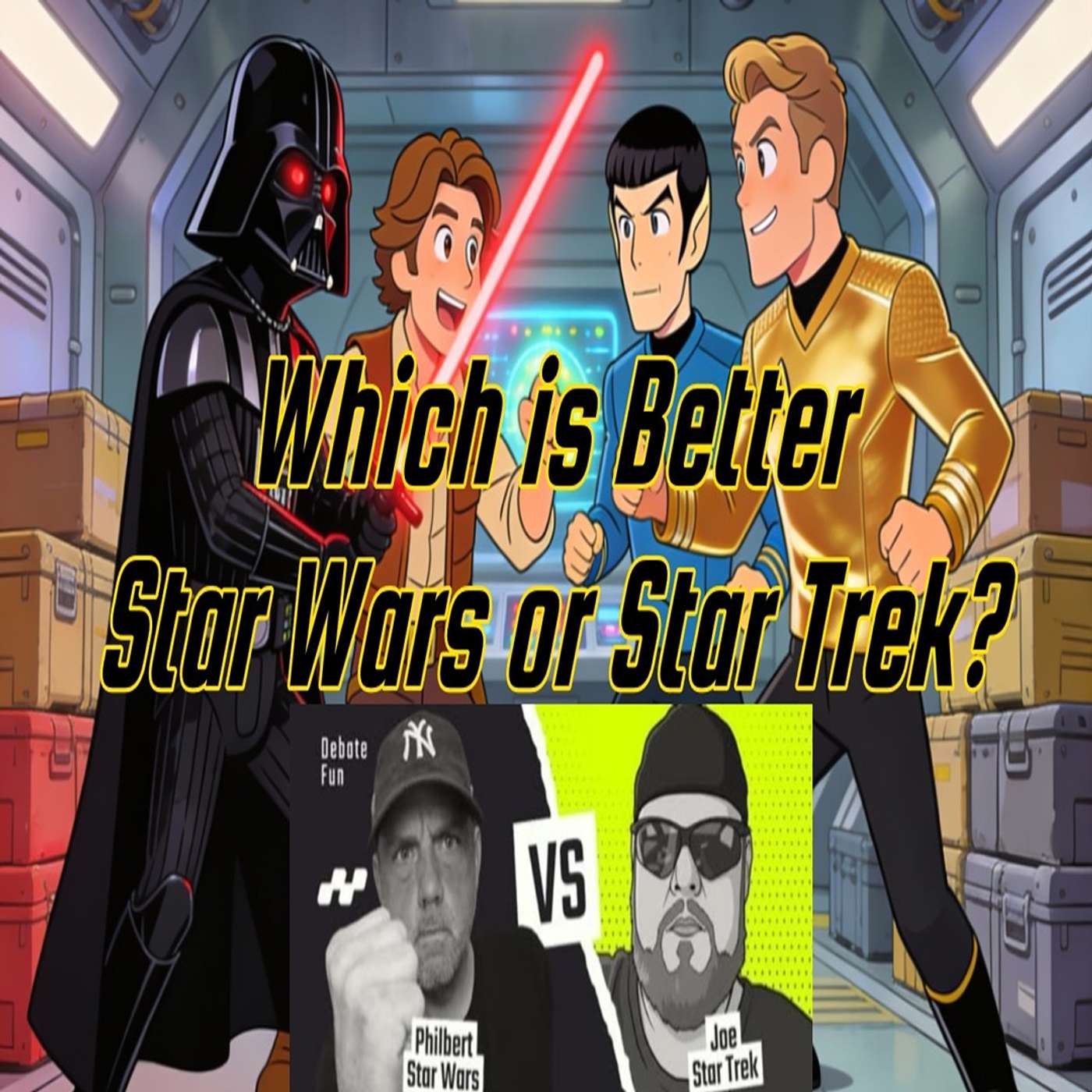 S01E56 Star Wars VS Star Trek Debate with The Kentucky Atheist episode artwork