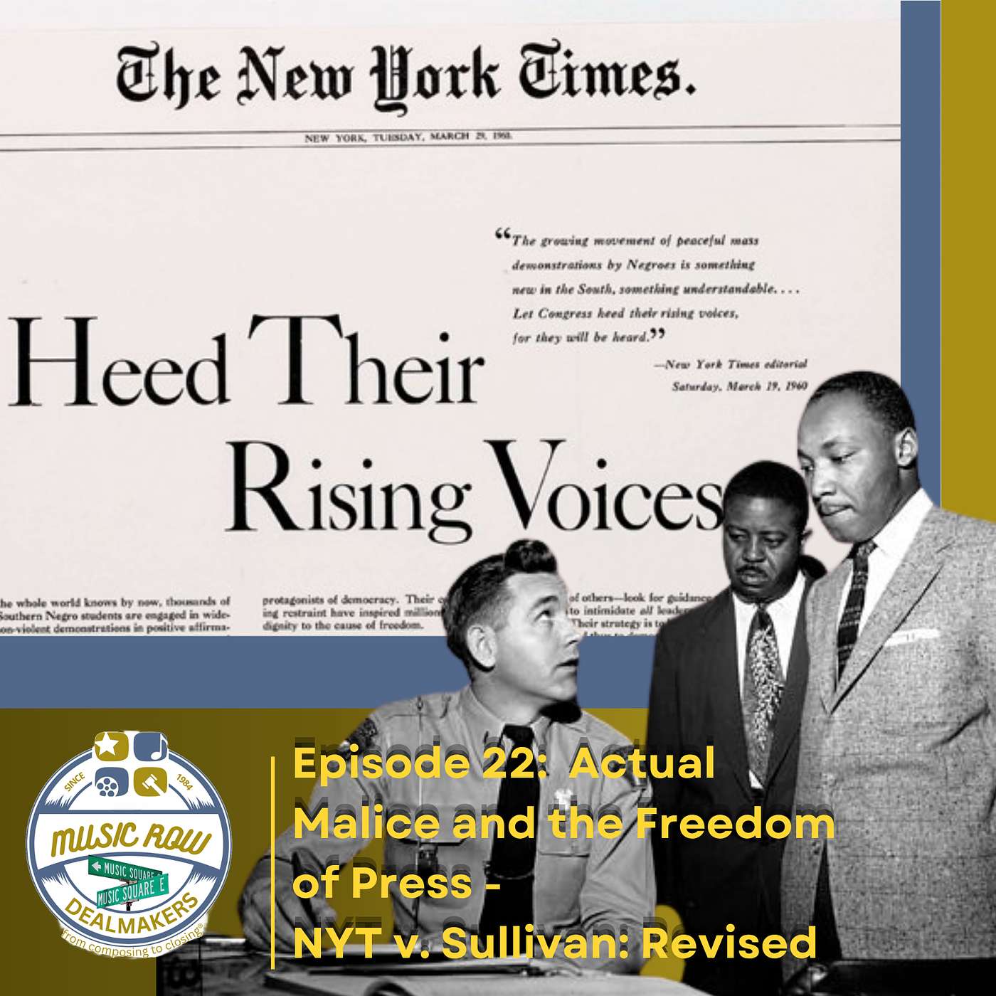 Actual Malice and the Freedom of Press - NYT v. Sullivan: Revised episode artwork