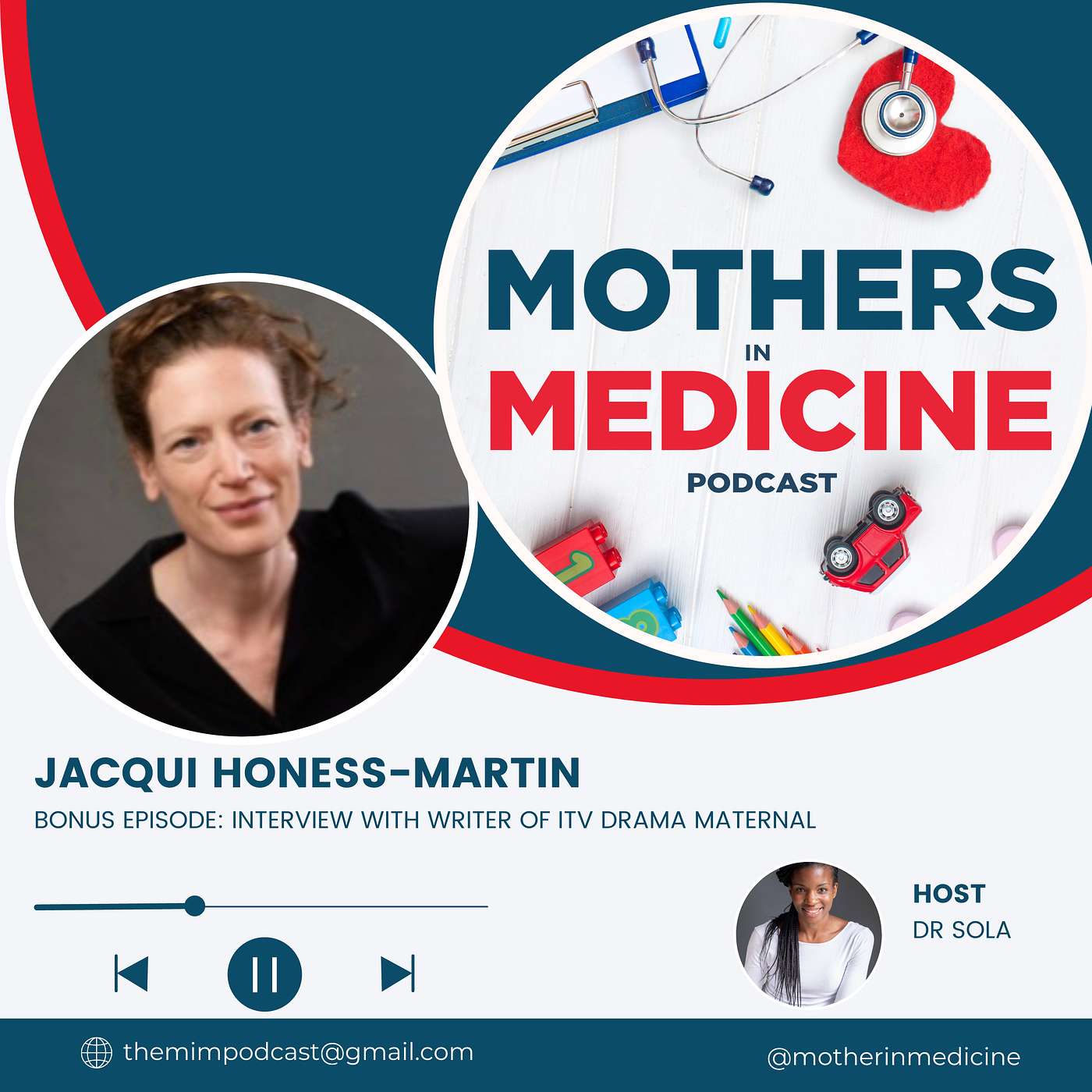 BONUS Episode: Interview with writer of ITV Drama Maternal- Jacqui Honess-Martin BONUS Episode: Interview with writer of ITV Drama Maternal- Jacqui Honess-Martin