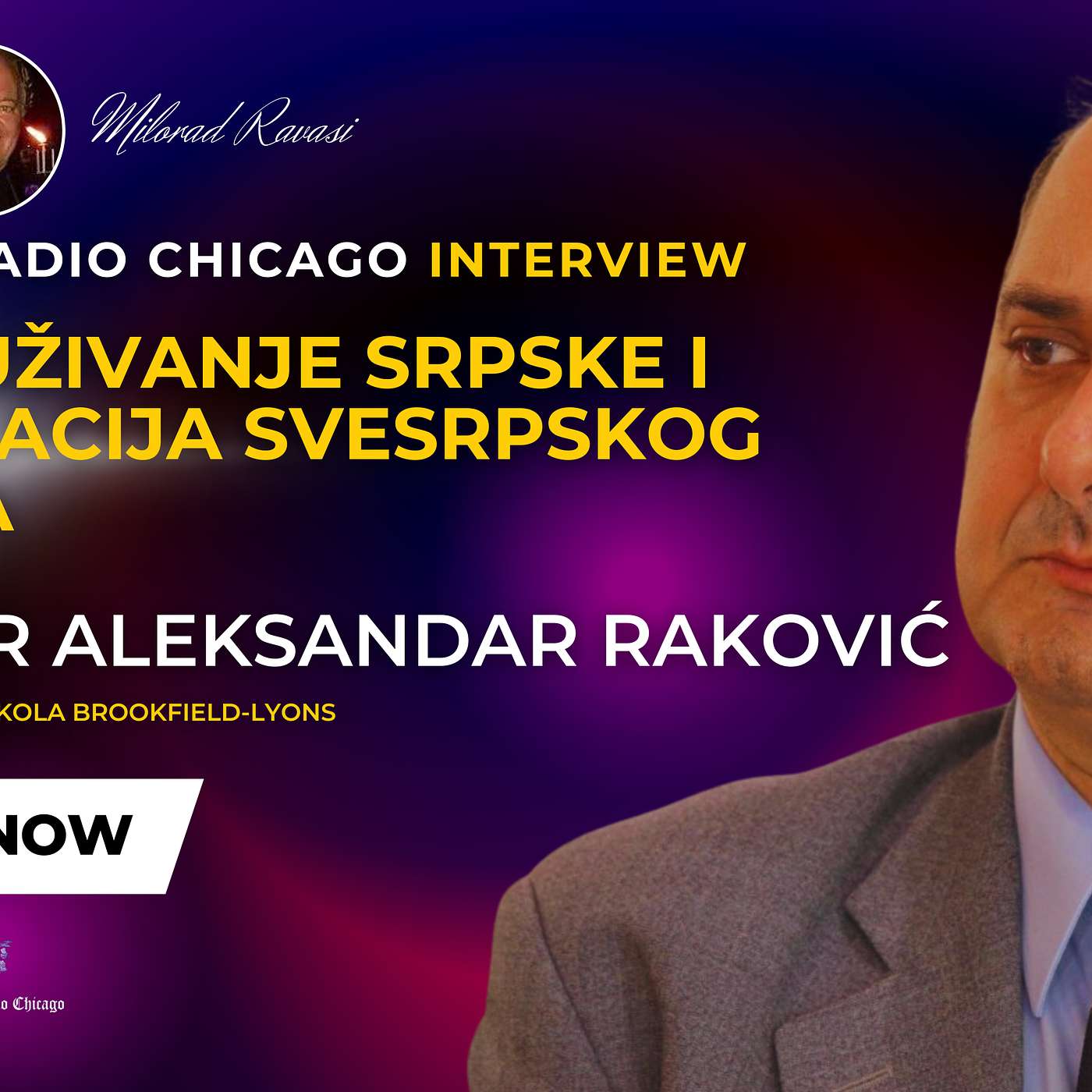 NEW! ALEKSANDAR RAKOVIĆ - RAZDRUŽIVANJE SRPSKE I DEKLERACIJA SVESRPSKOG SABORA 6.11.24