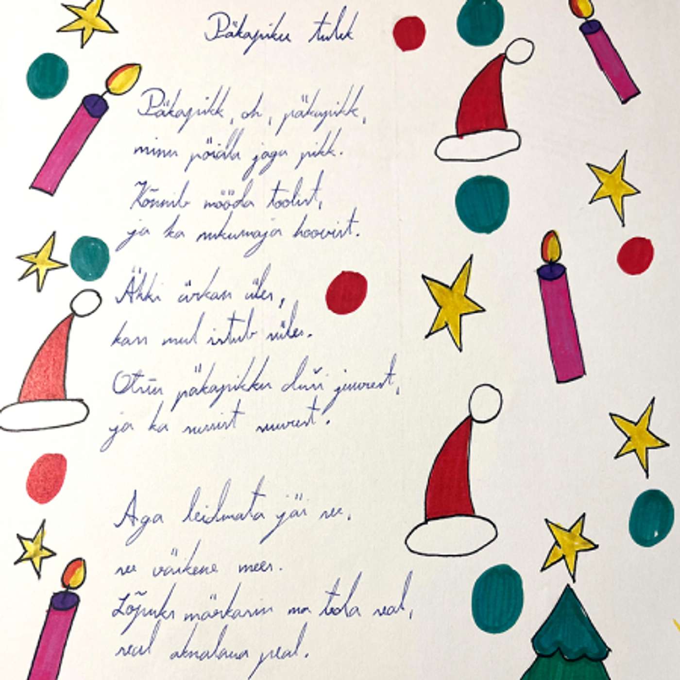 Minu jõulusalm 2025