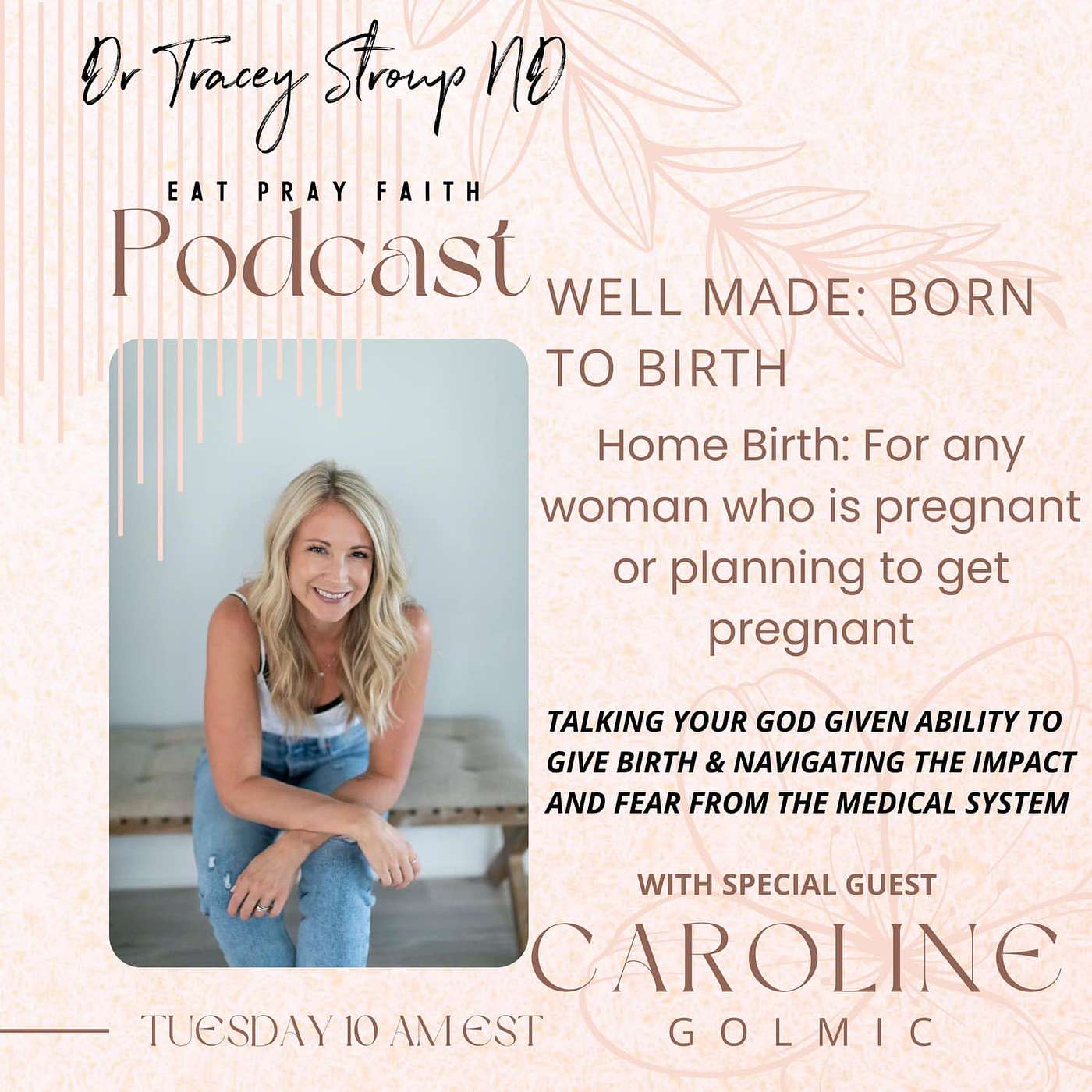 Born to Birth - From Hospital to Free Birth - Giving women a voice and choice with Caroline Golmic, CHHP