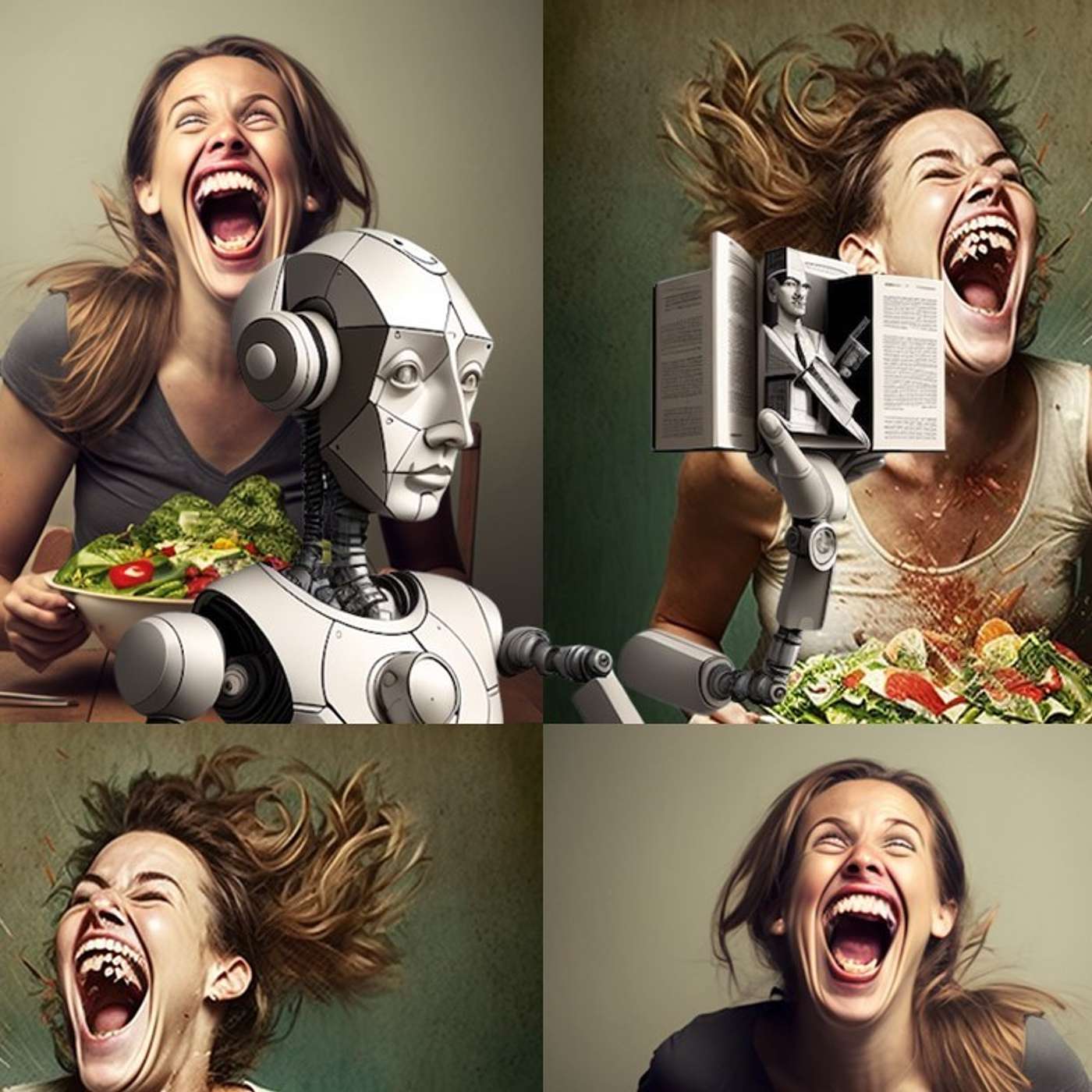 173 - Inside the Mind of a Boston Dynamics Robot Laughing With Salad While Beating Themselves Over the Head With The Bible Every Morning episode artwork