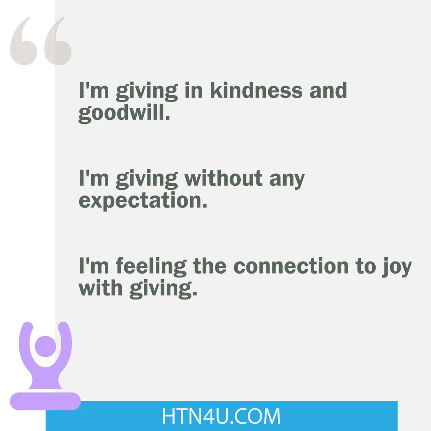1207: HTN4U Affirmations on Giving