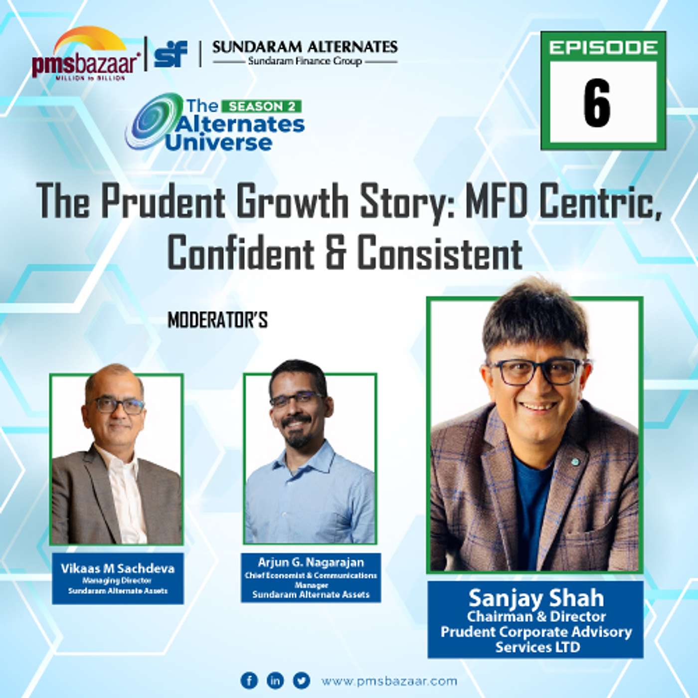 The ₹1 Lakh Cr AUM Success Story: Prudent Group Founder Sanjay Shah's Inspiring Journey | The Alternates Universe