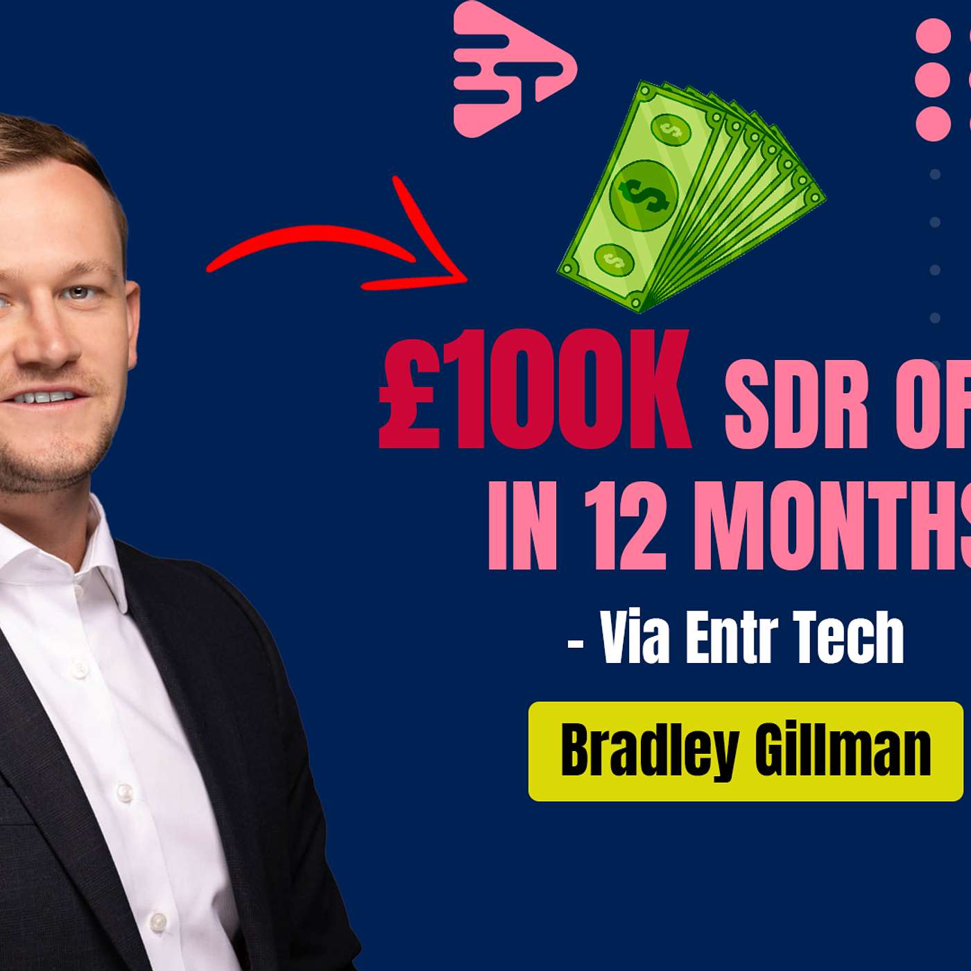 £100k SDR offer in 12 months via Entr Tech - Bradley Gilman episode artwork