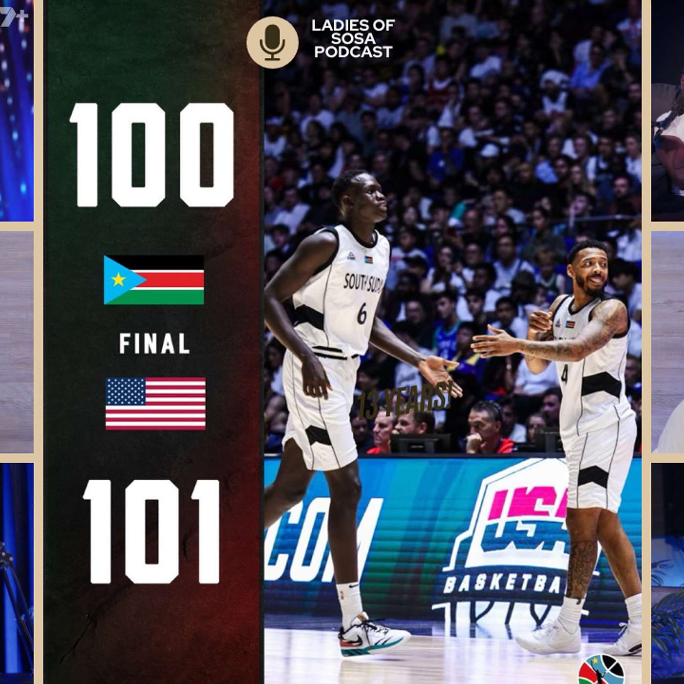 SOUTH SUDAN vs USA Game Recap + Comedian Emo Majok of Australia's Got Talent