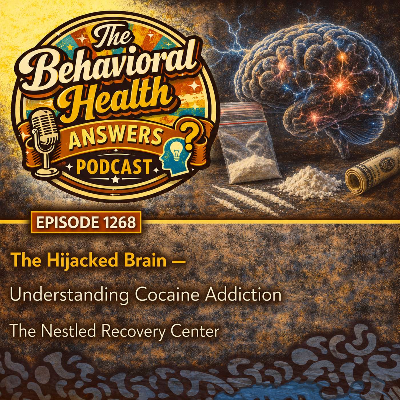 Episode 1268: The Hijacked Brain - Understanding Cocaine Addiction | The Nestled Recovery Center episode artwork
