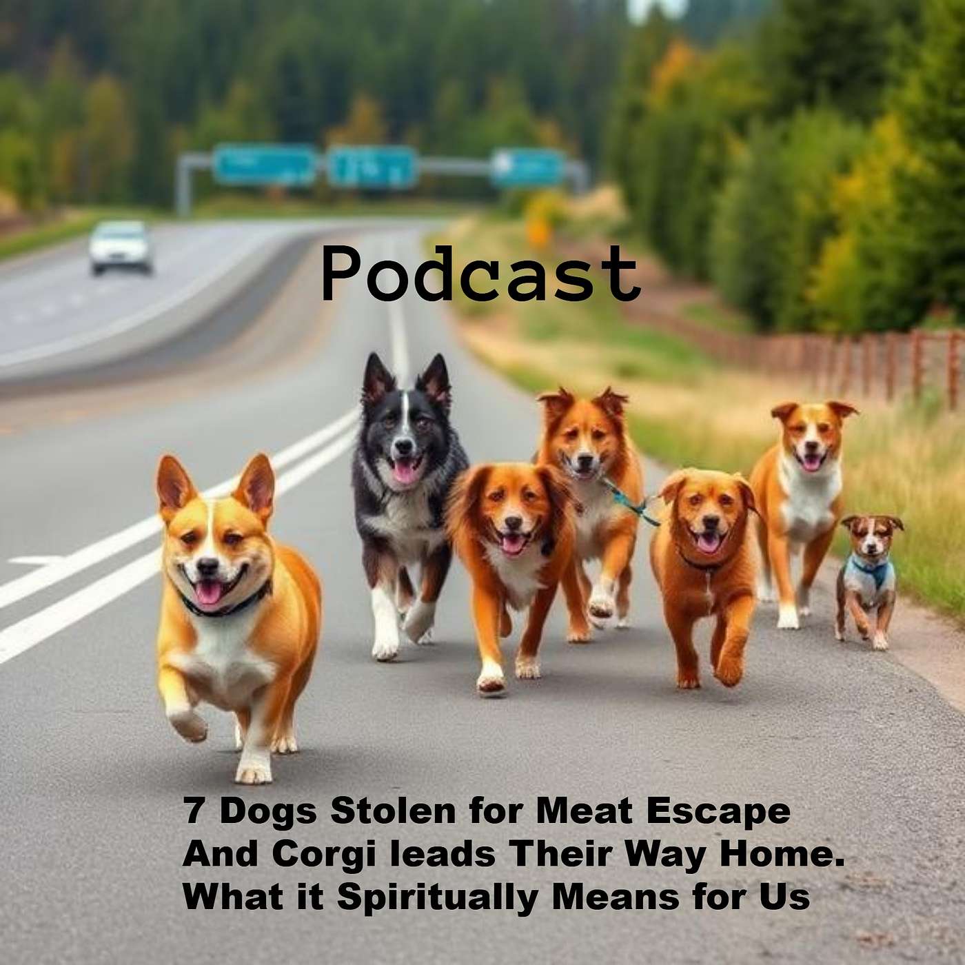 7 Dogs Stolen for Meat Escape Transport and Corgi Leads The Way Home. What This Spiritually Means To Us 7 Dogs Stolen for Meat Escape Transport and Corgi Leads The Way Home. What This Spiritually Means To Us