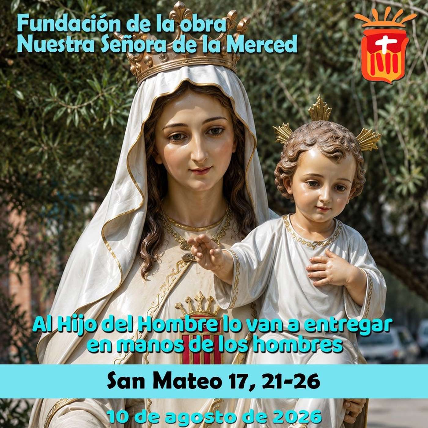 2026-08-10 San Mateo 17, 21-26: Lunes XIX Ordinario
