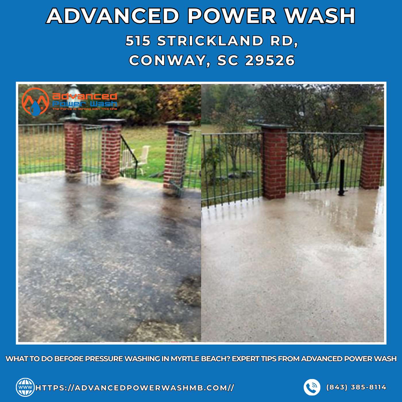 What to Do Before Pressure Washing in Myrtle Beach, SC? Expert Tips From Advanced Power Wash episode artwork