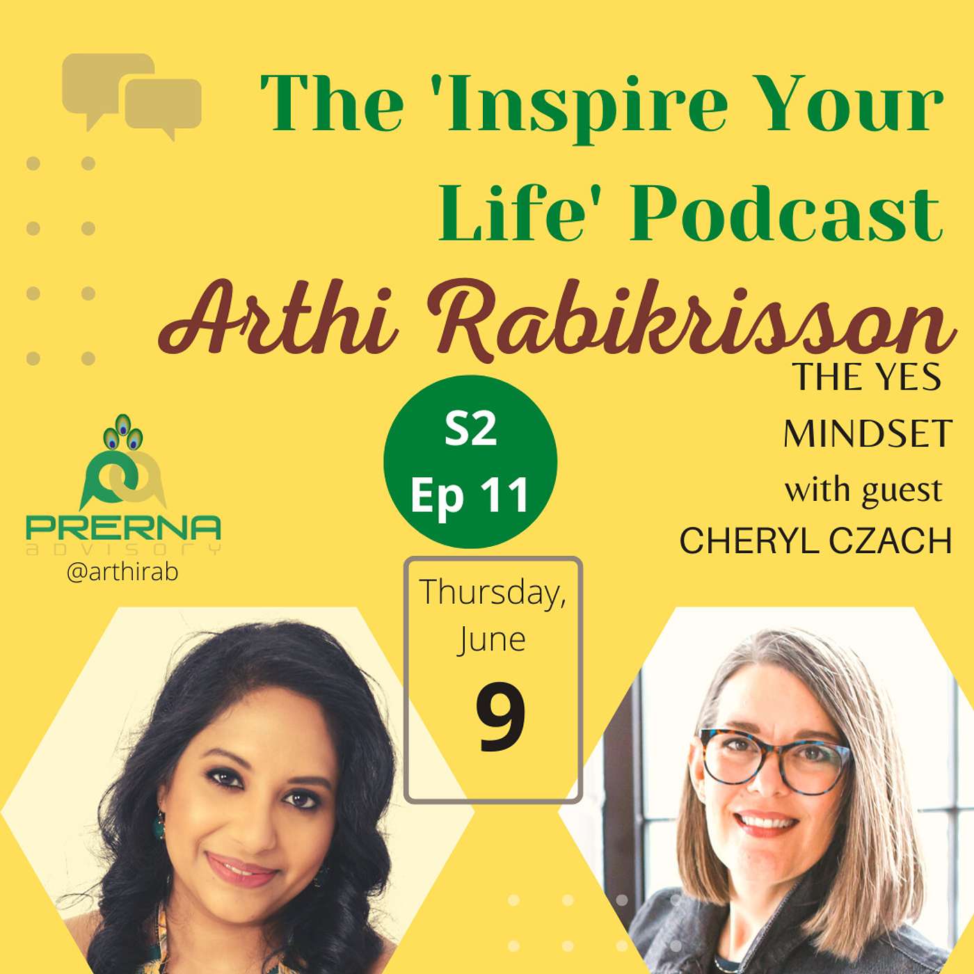 The \'Inspire your Life\' Podcast with Arthi Rabikrisson