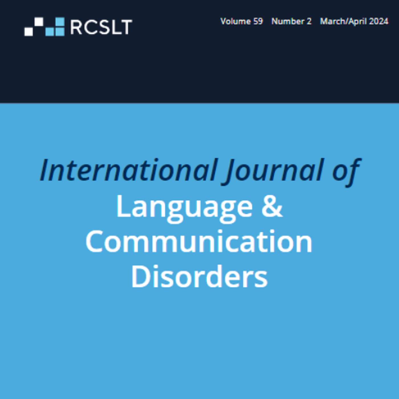 RCSLT - Royal College of Speech and Language Therapists