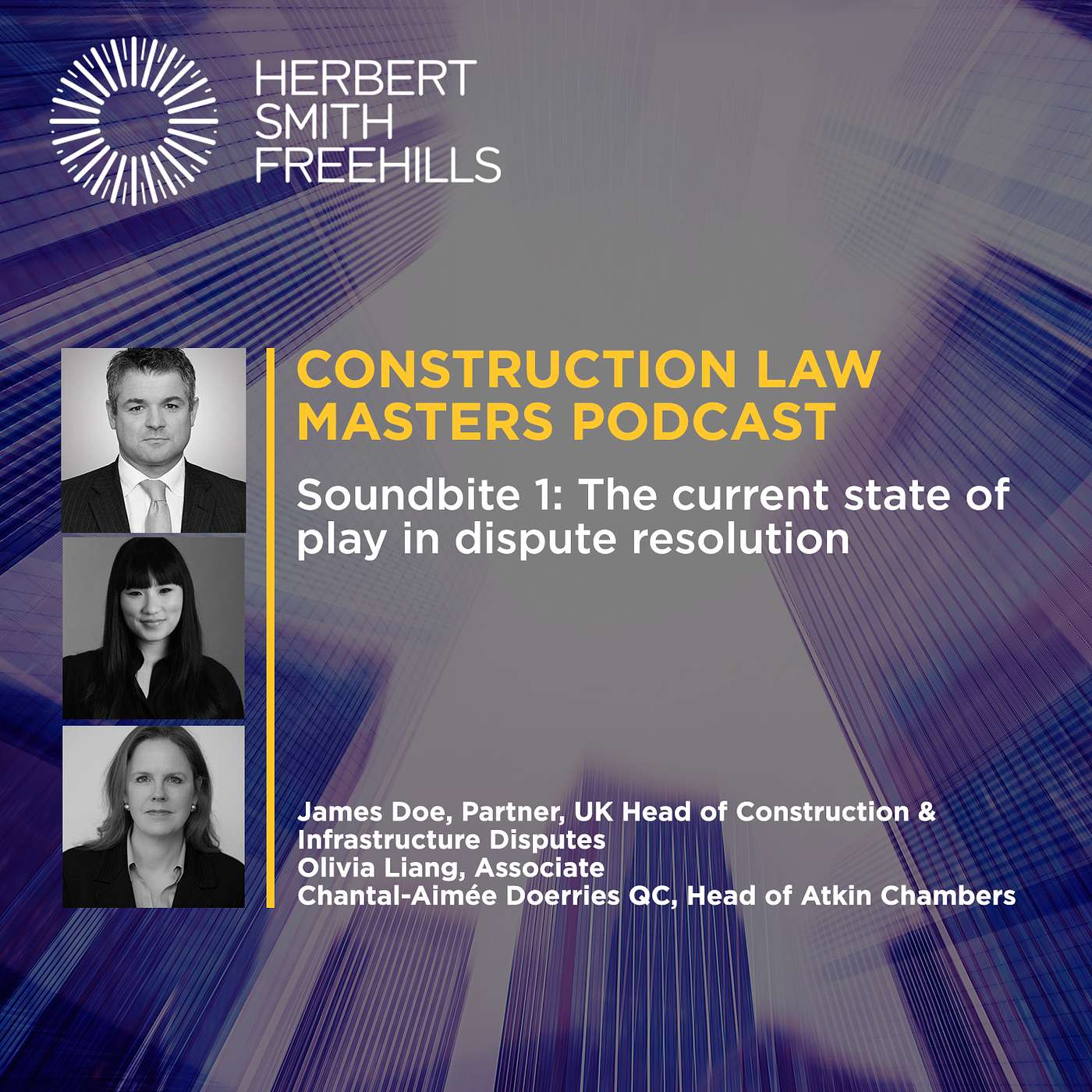 Construction Law Masters: Ep4 Soundbite 1: The current state of play in dispute resolution episode artwork