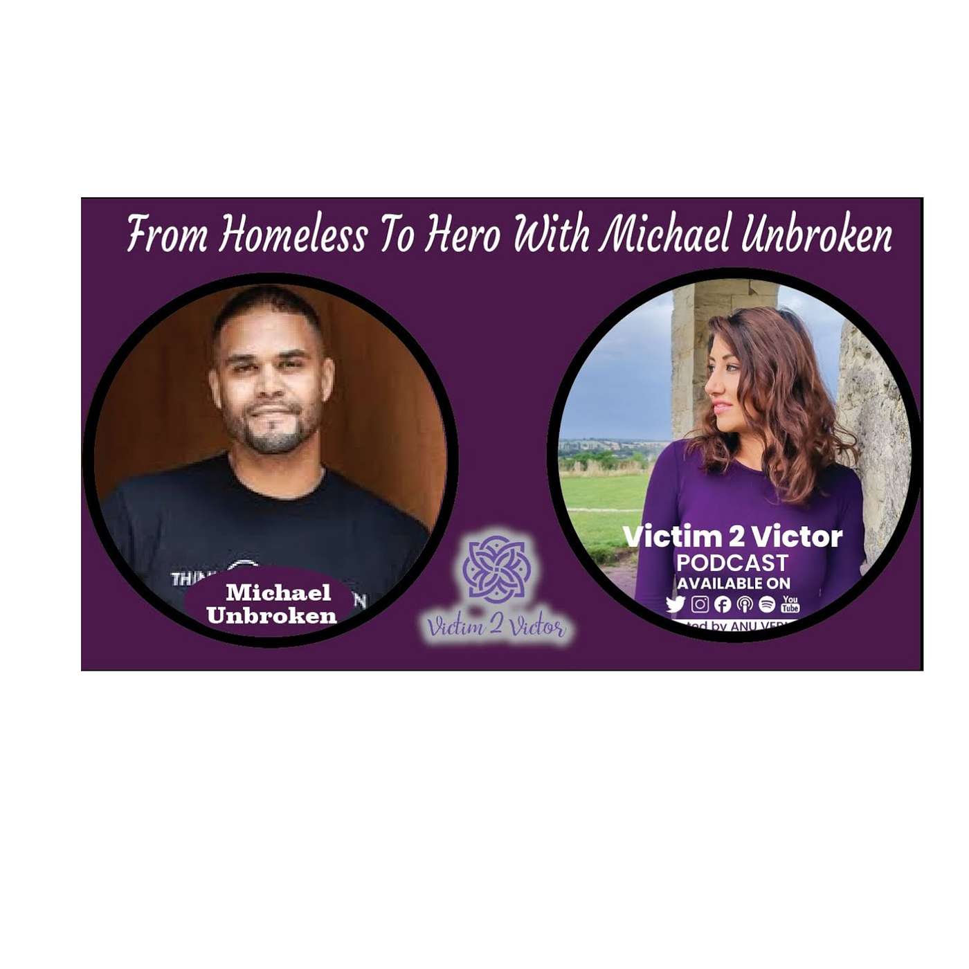 From Homeless To Hero, With Best-Selling Author, Award-Winning Speaker and Advocate For Adult Survivors of Childhood Trauma, Michael Unbroken