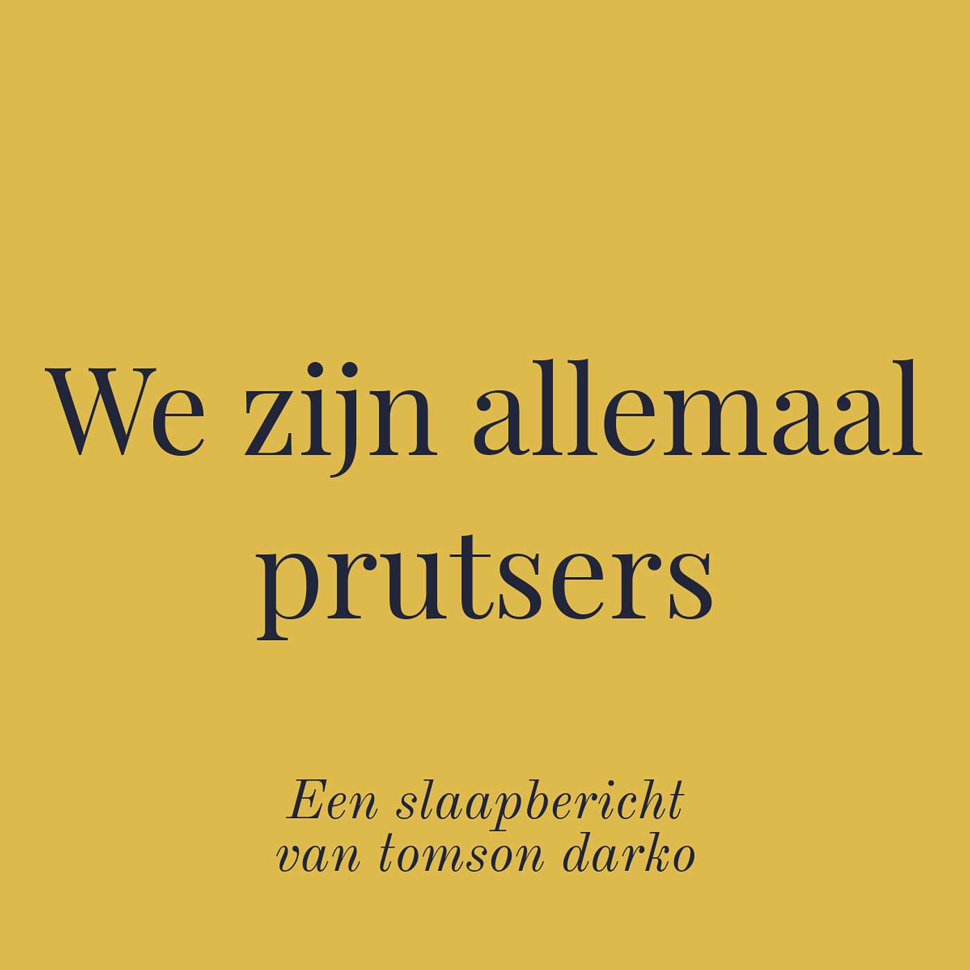 In slaap vallen met melancholie van Tomson Darko